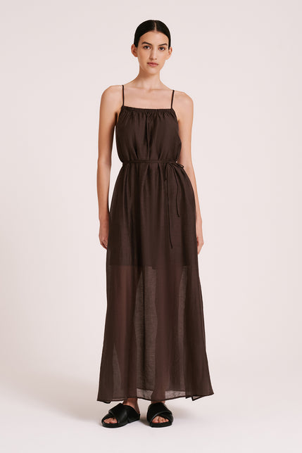 ZIKI MAXI DRESS-Bark