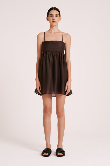 ZIKI MINI DRESS-Bark
