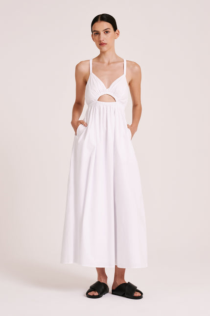 IMAN MAXI DRESS-White
