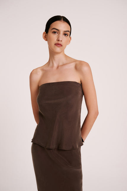 SILO CUPRO BODICE-Bark