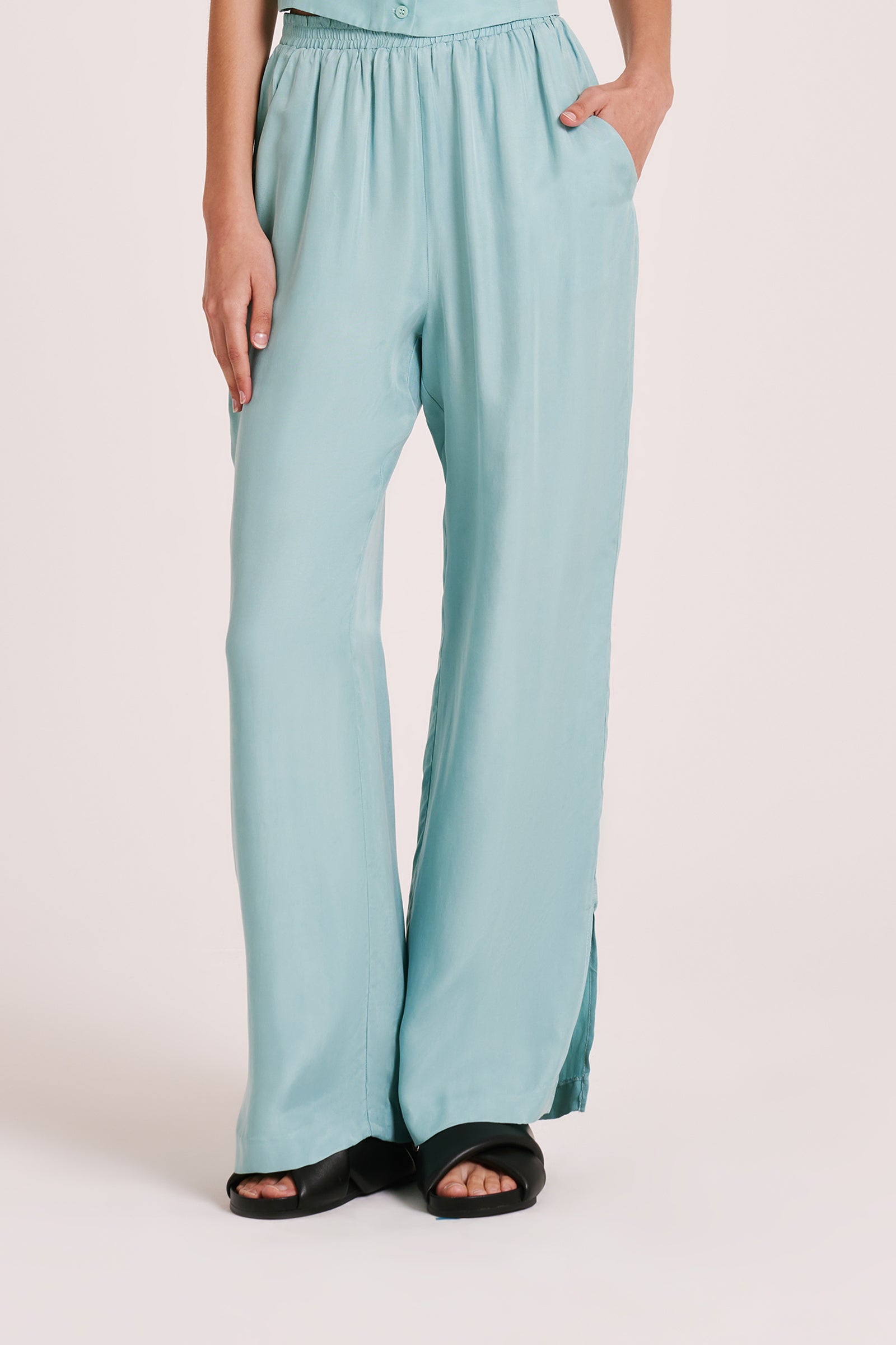 Dara Cupro Pant Aqua 