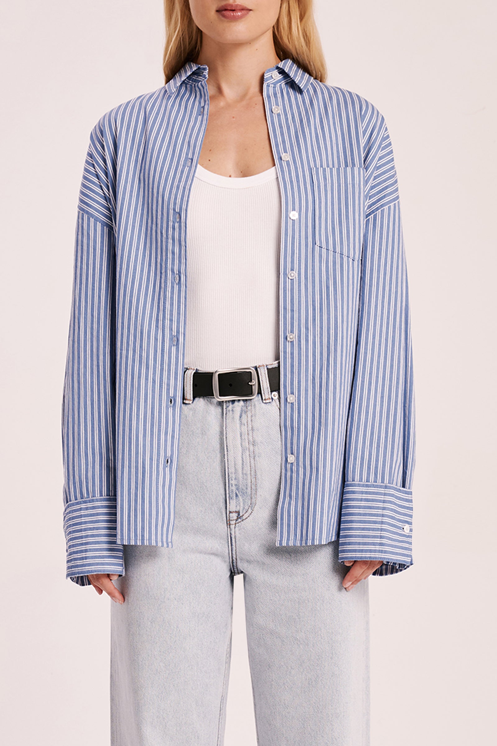 Emerson Shirt Blue Stripe 