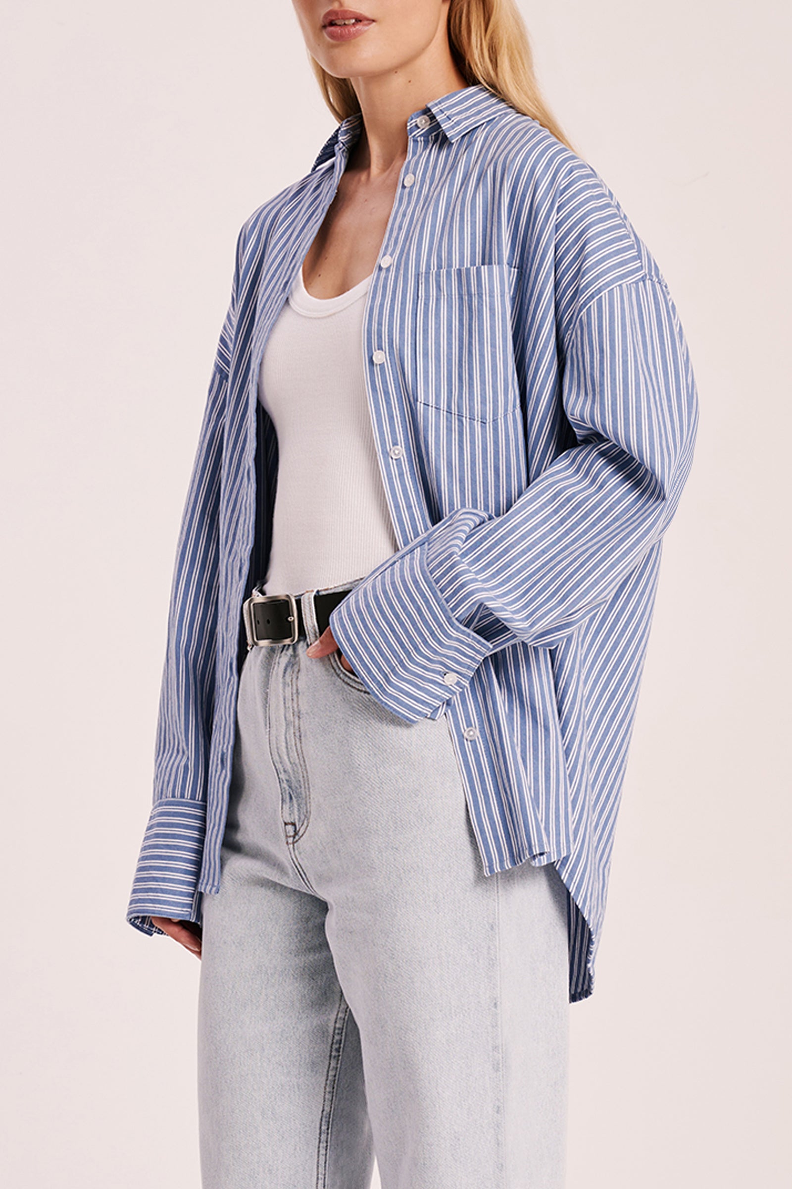 Emerson Shirt Blue Stripe 