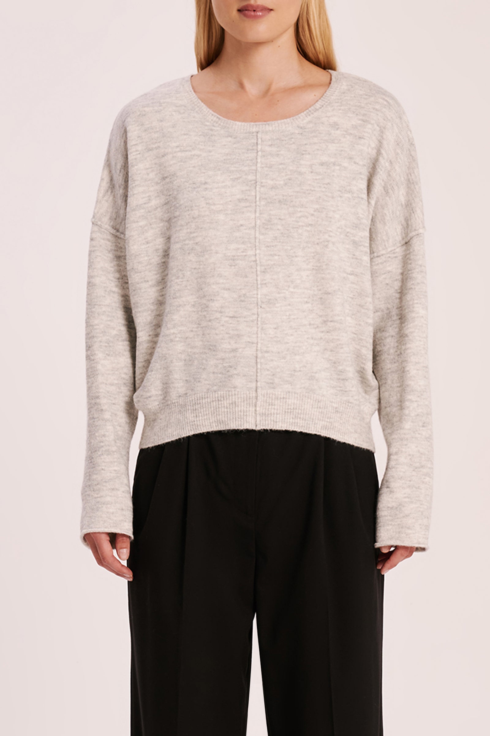 Remy Knit Grey Marle 