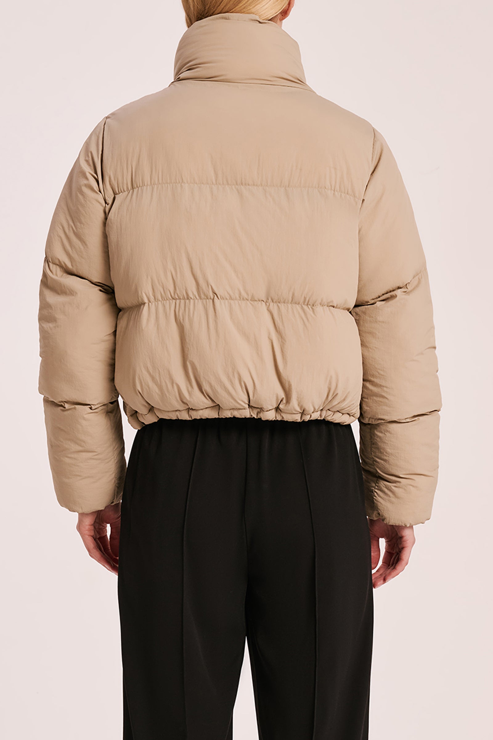 Topher Puffer Jacket Mocha 