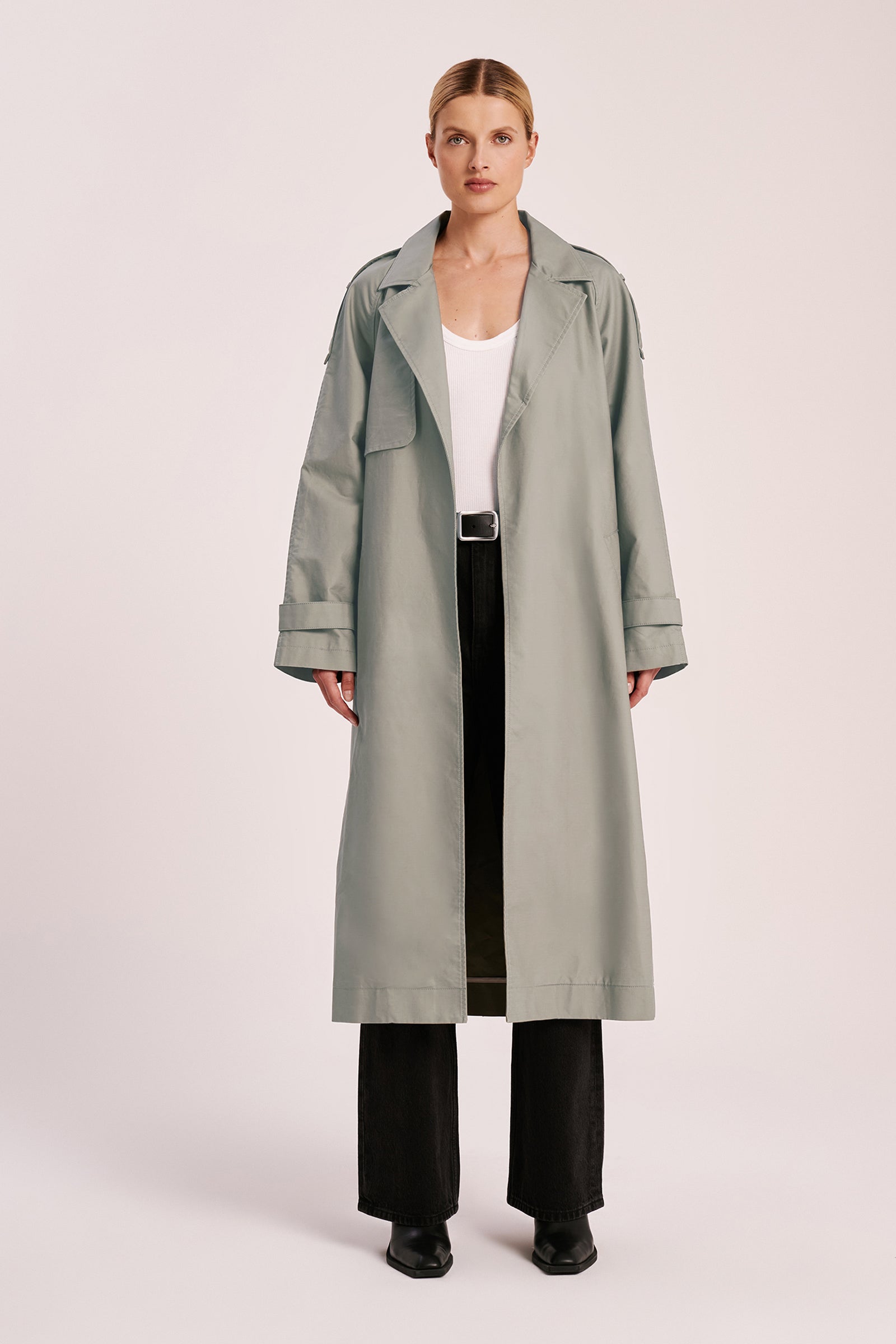 Frieda Trench Pewter 