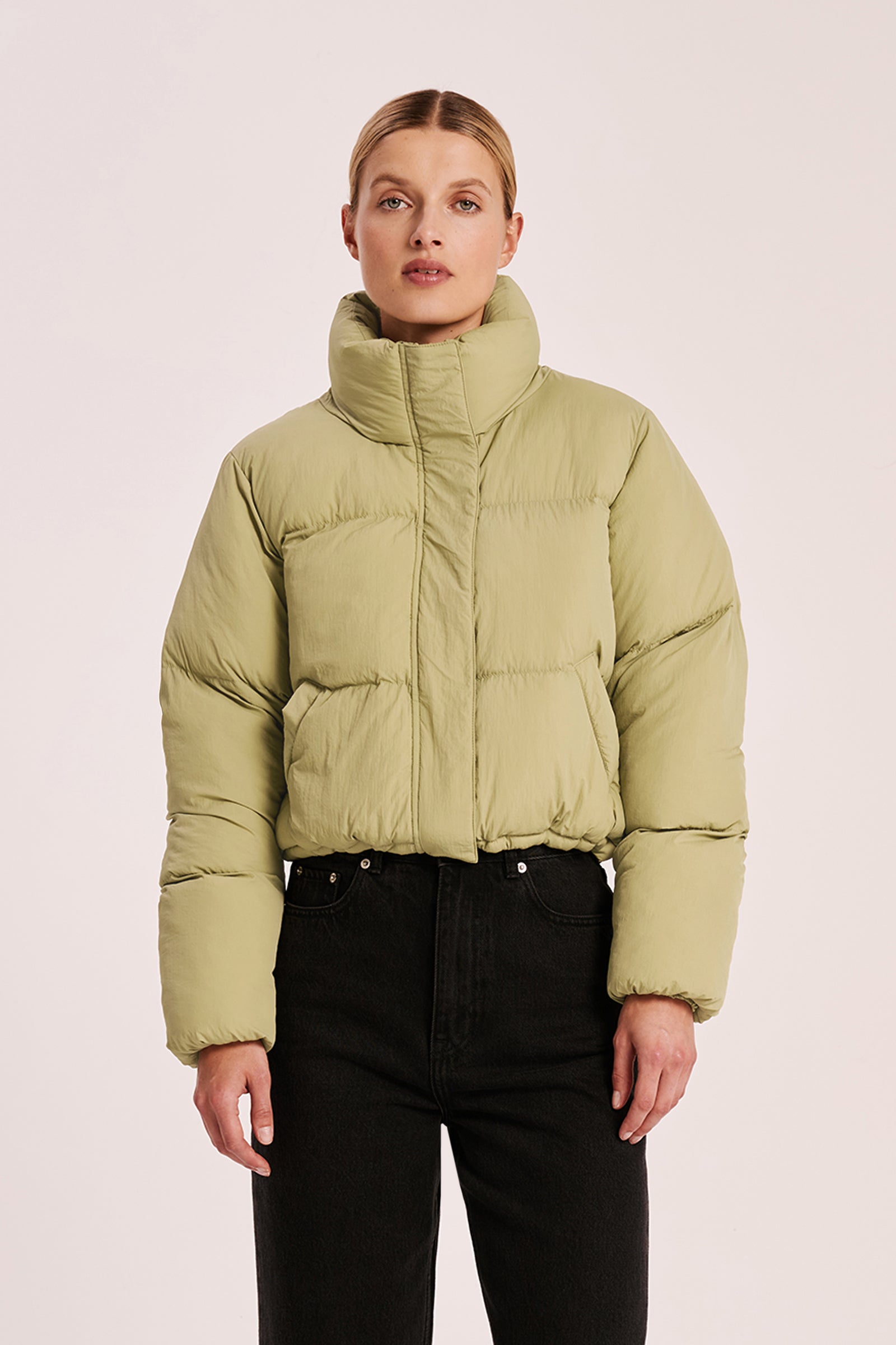 Topher Puffer Jacket Matcha 