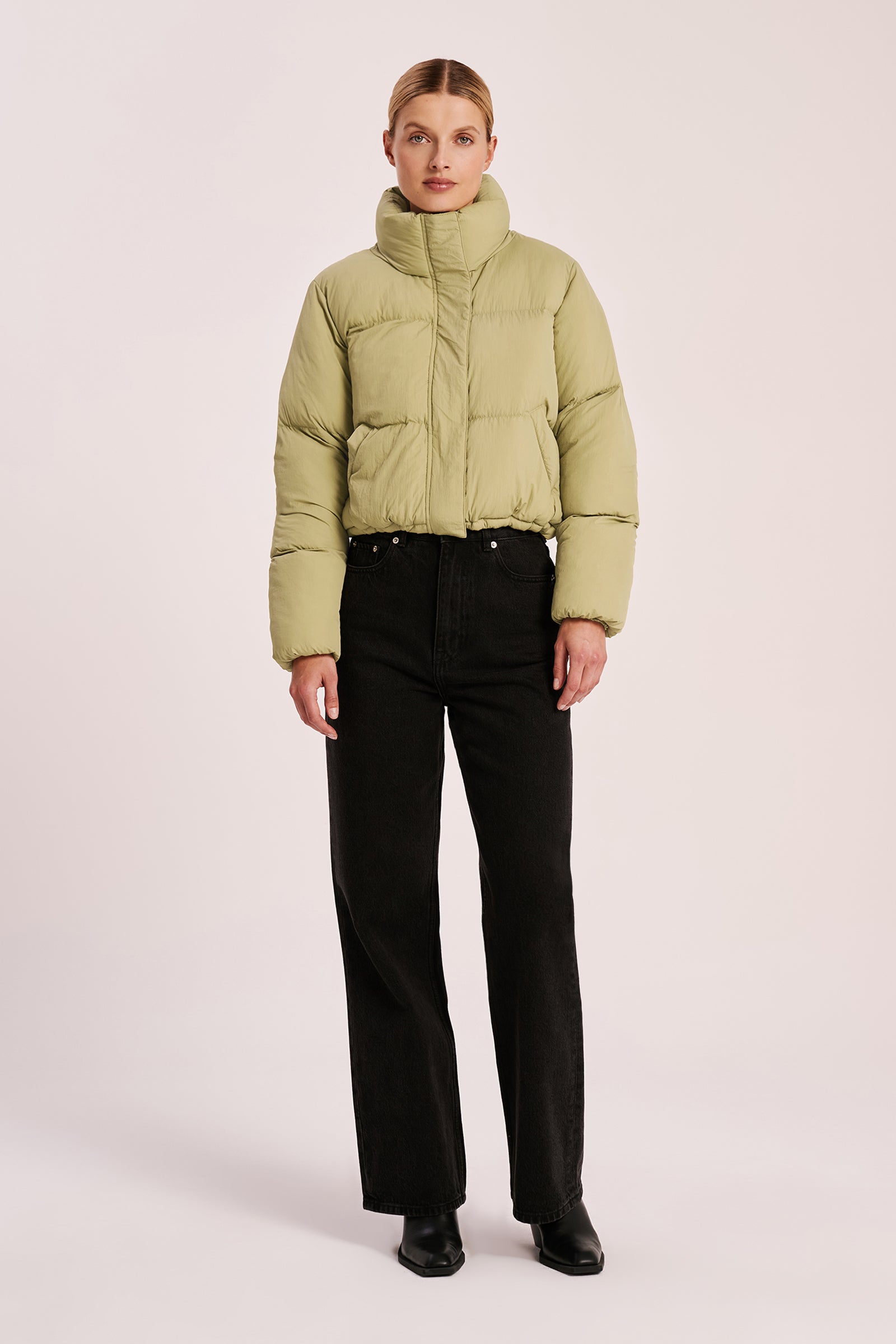 Topher Puffer Jacket Matcha 