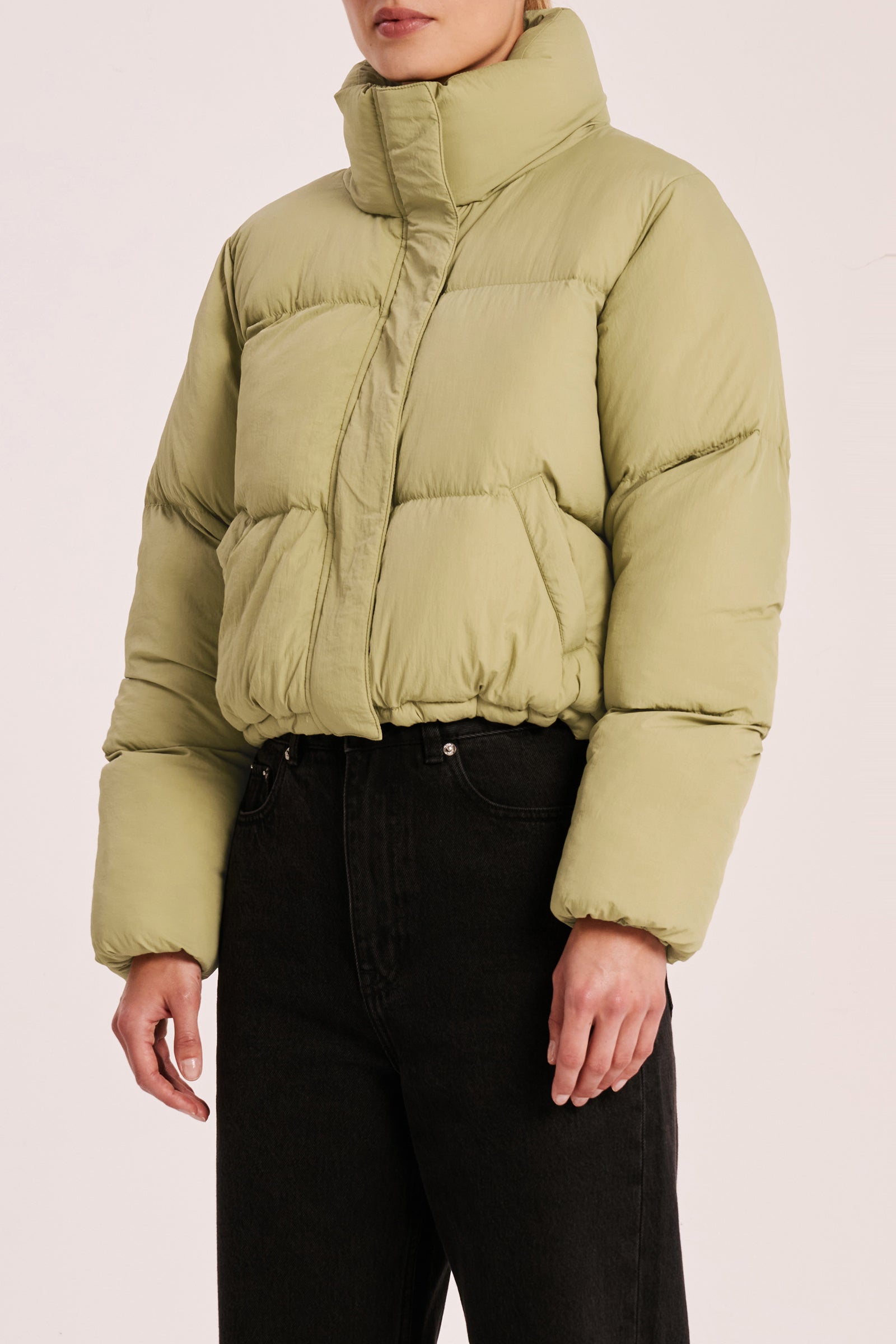 Topher Puffer Jacket Matcha 