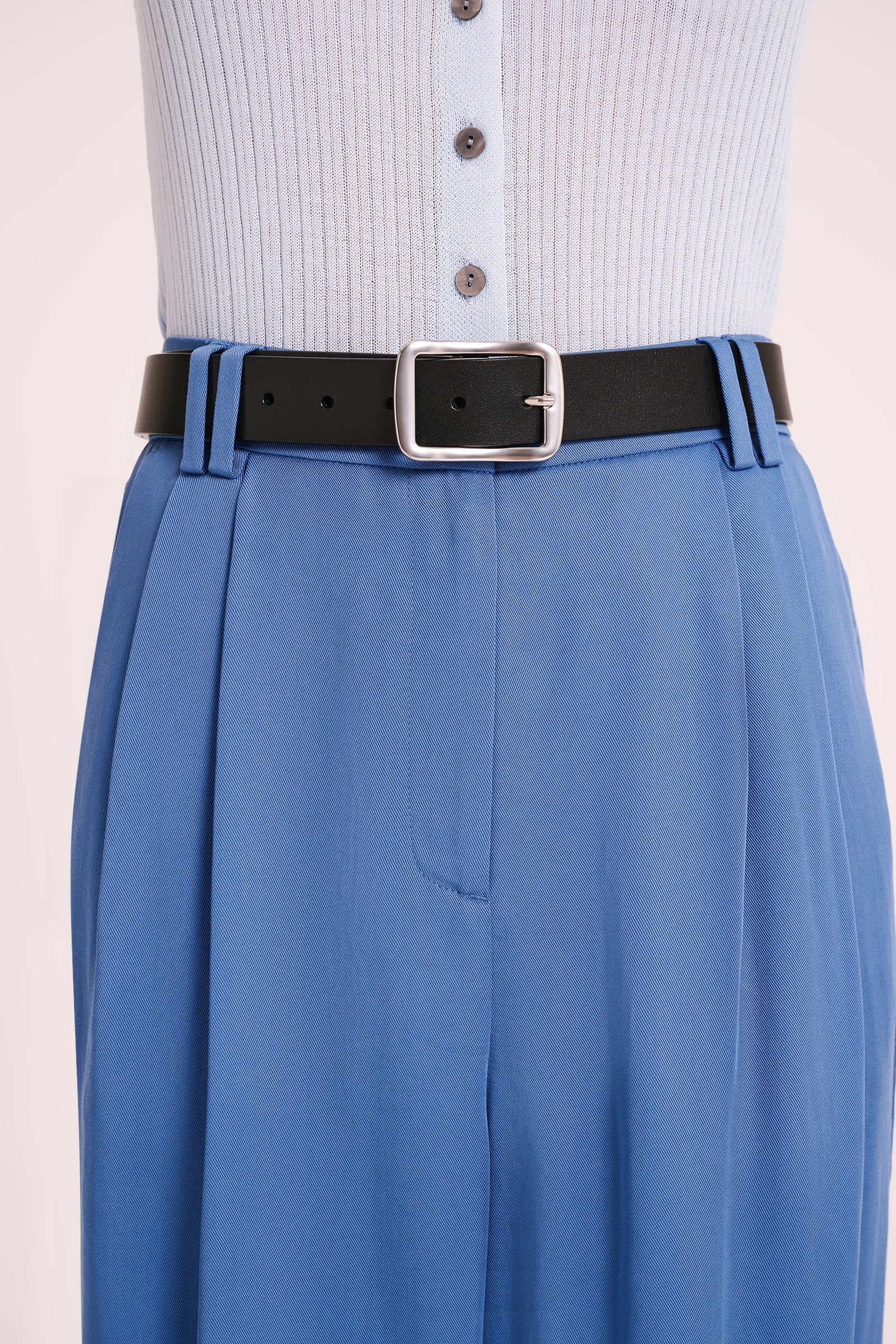 Classic Leather Belt Black 