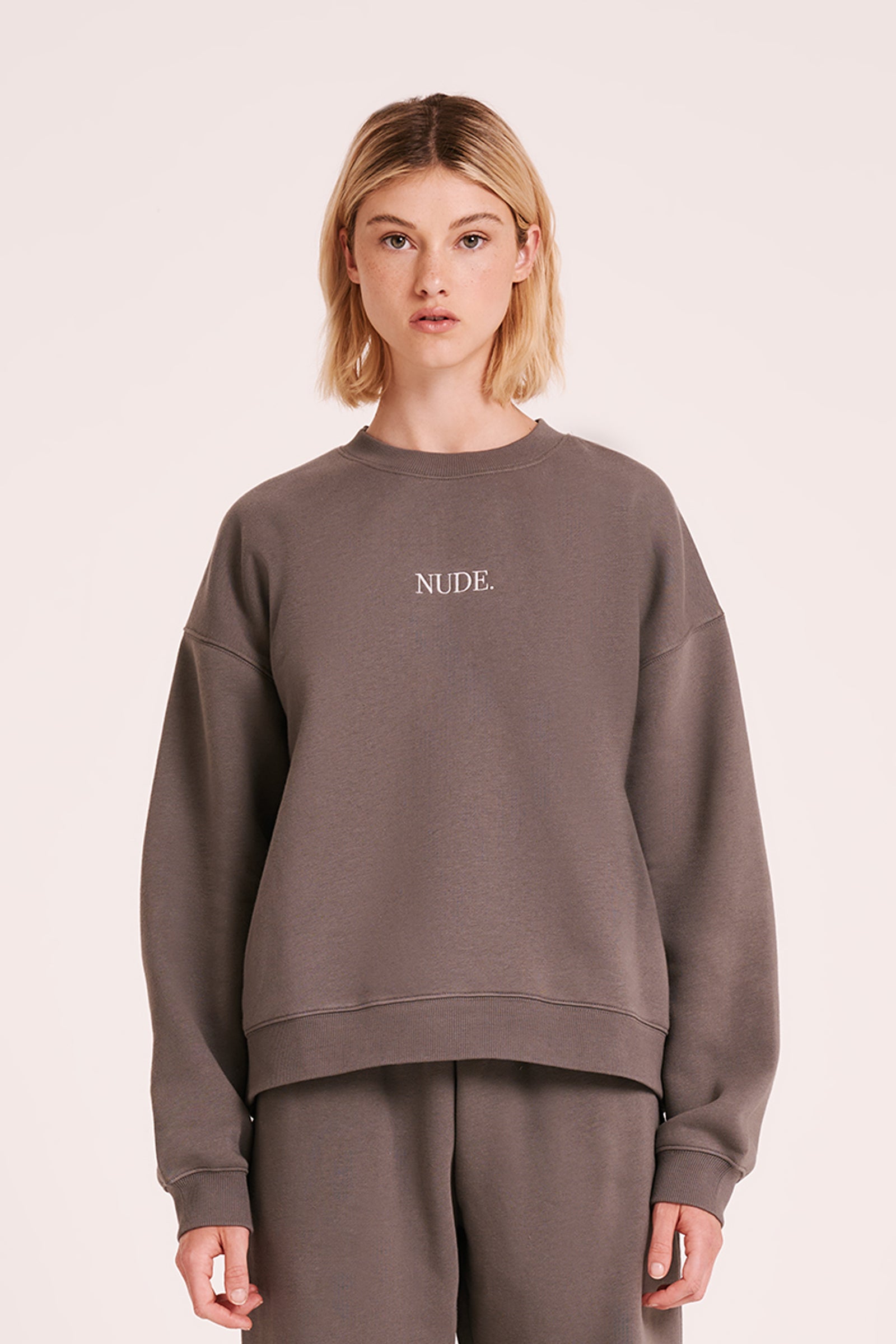 Nude sweat set online