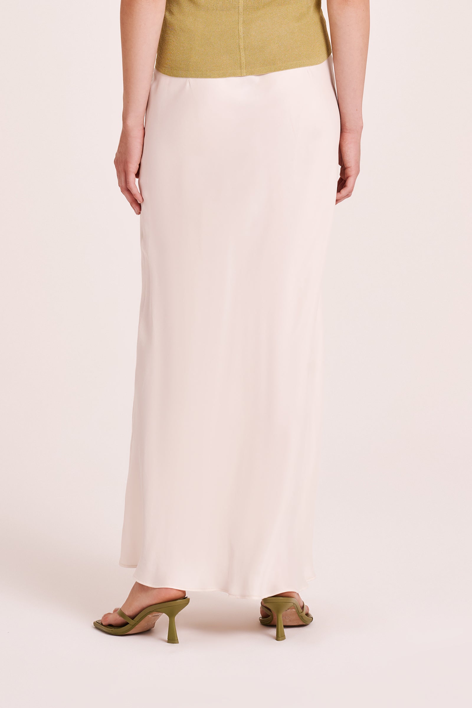 Hayz Cupro Maxi Skirt Cloud 