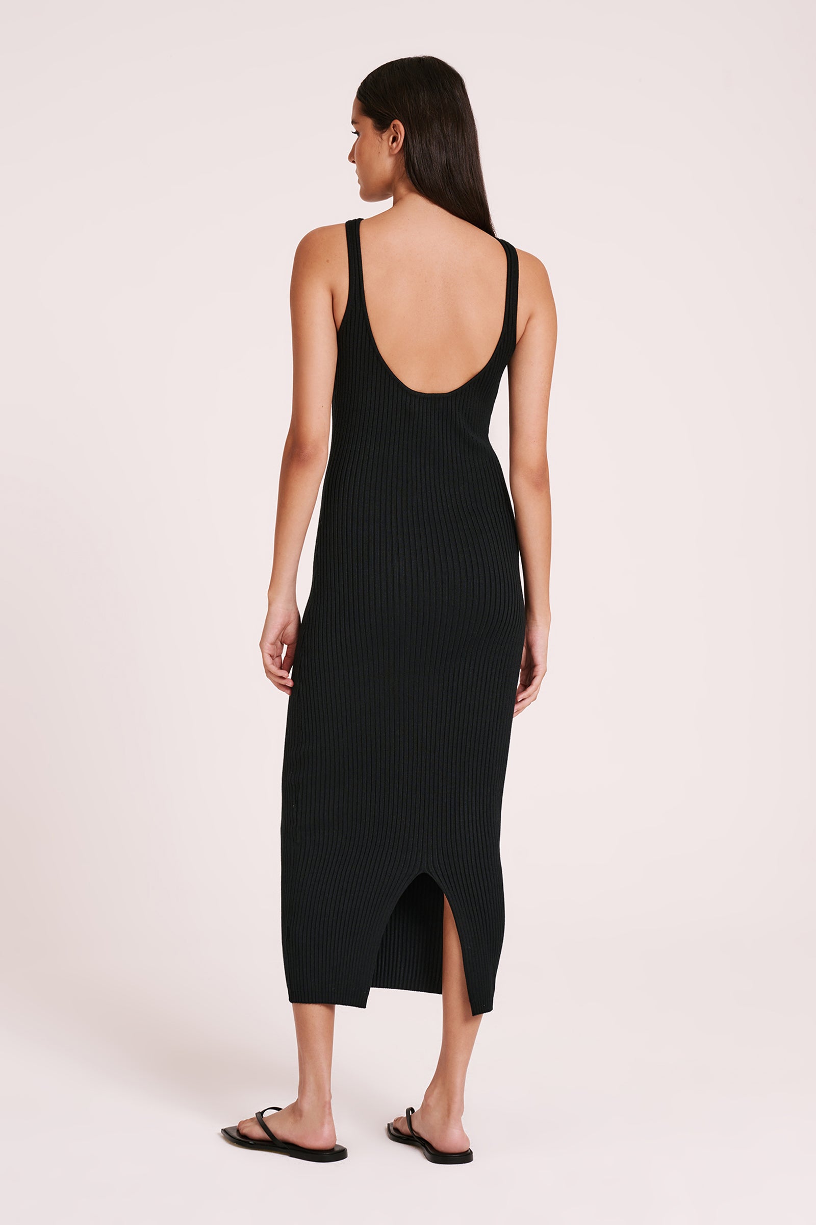 Ami Knit Dress Black 