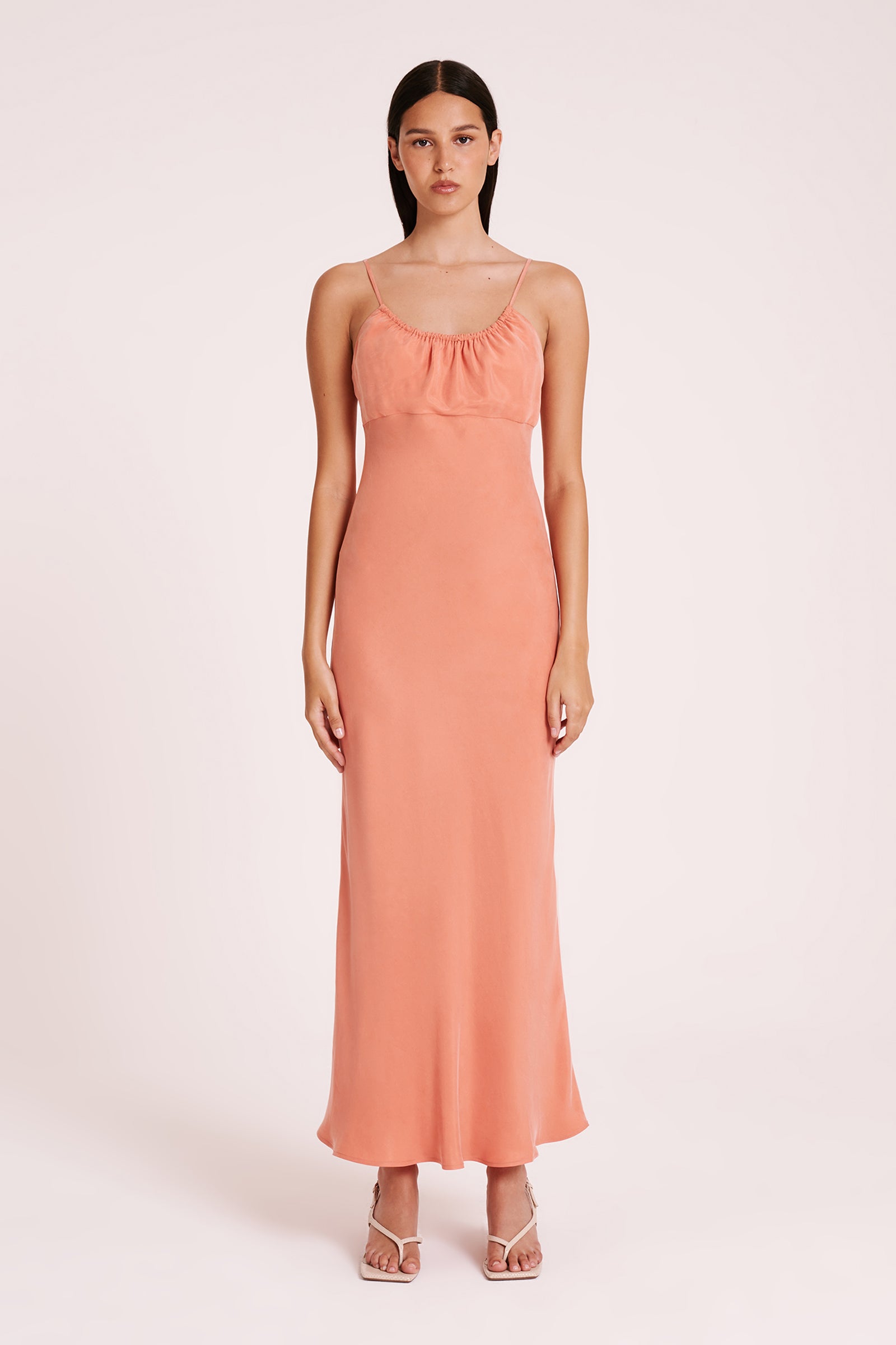 Sol Cupro Dress Watermelon 