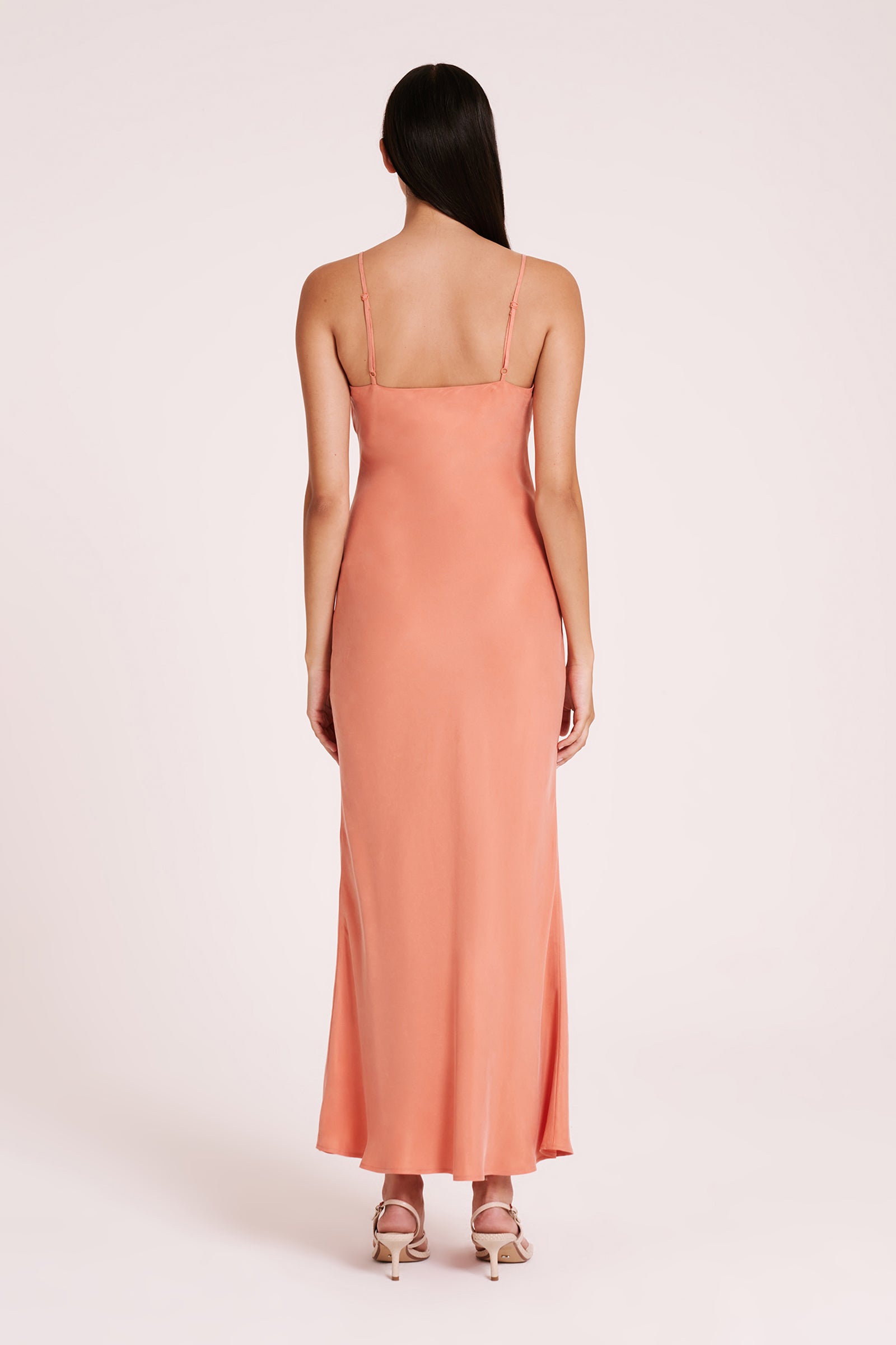 Sol Cupro Dress Watermelon 
