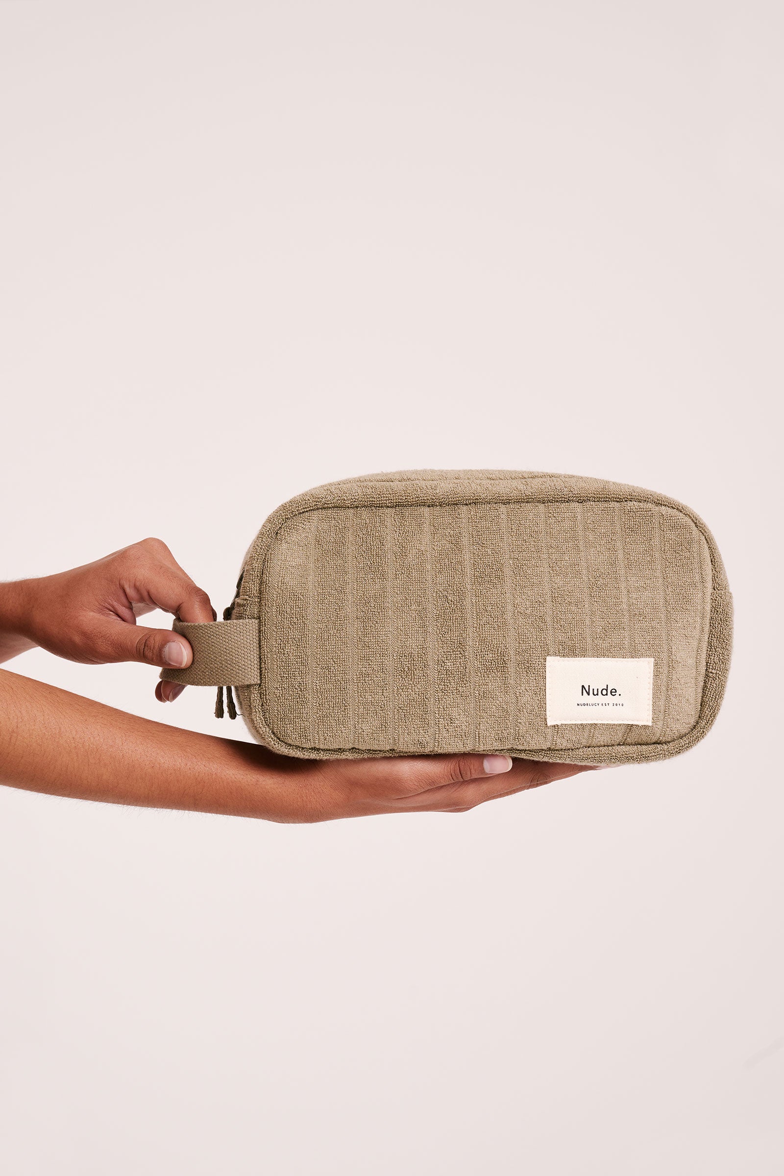 Terry Cosmetic Bag Olive 