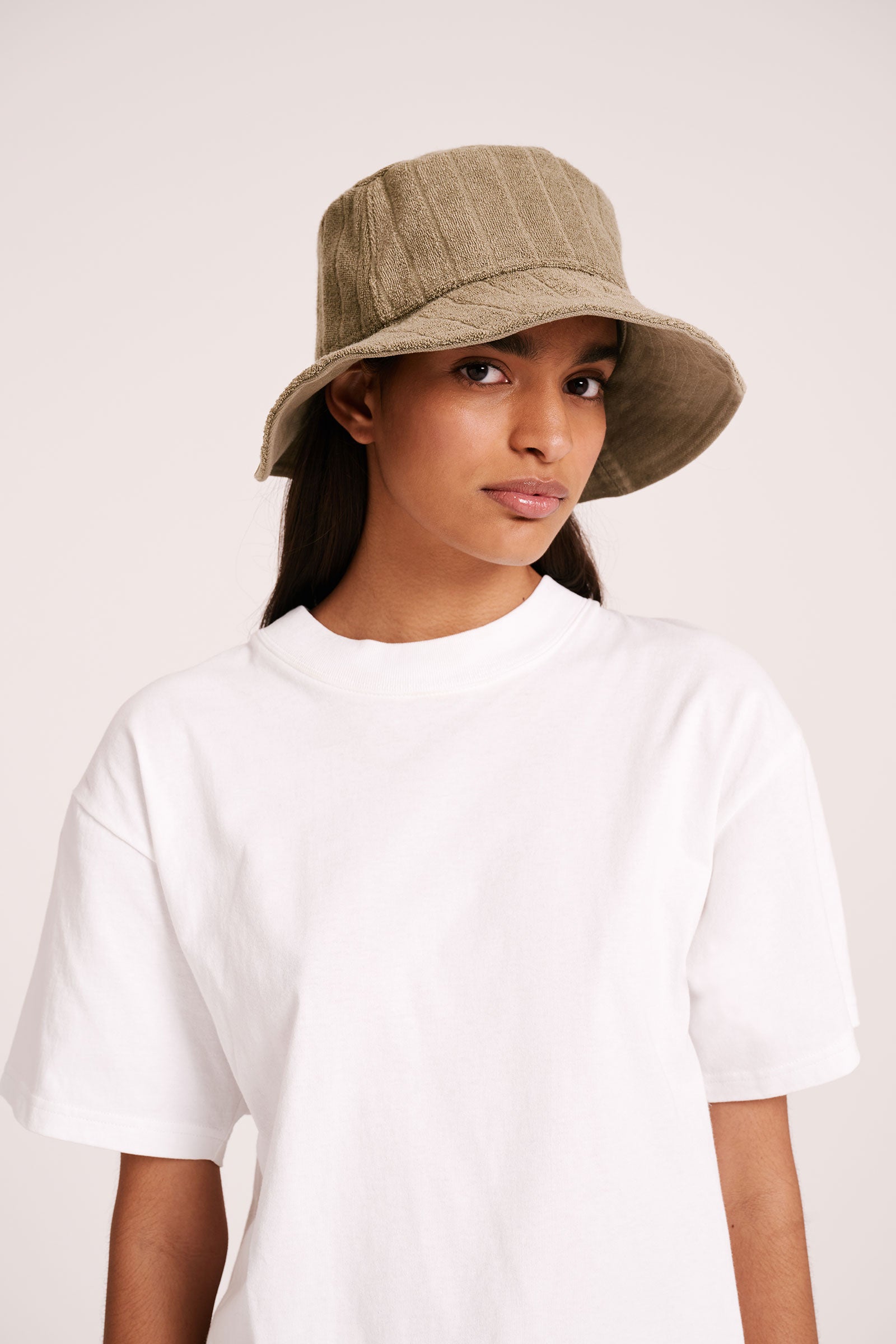 Terry Bucket Hat Olive 