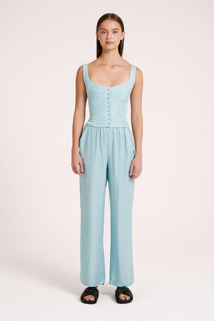 LEA CUPRO CORSET-Aqua