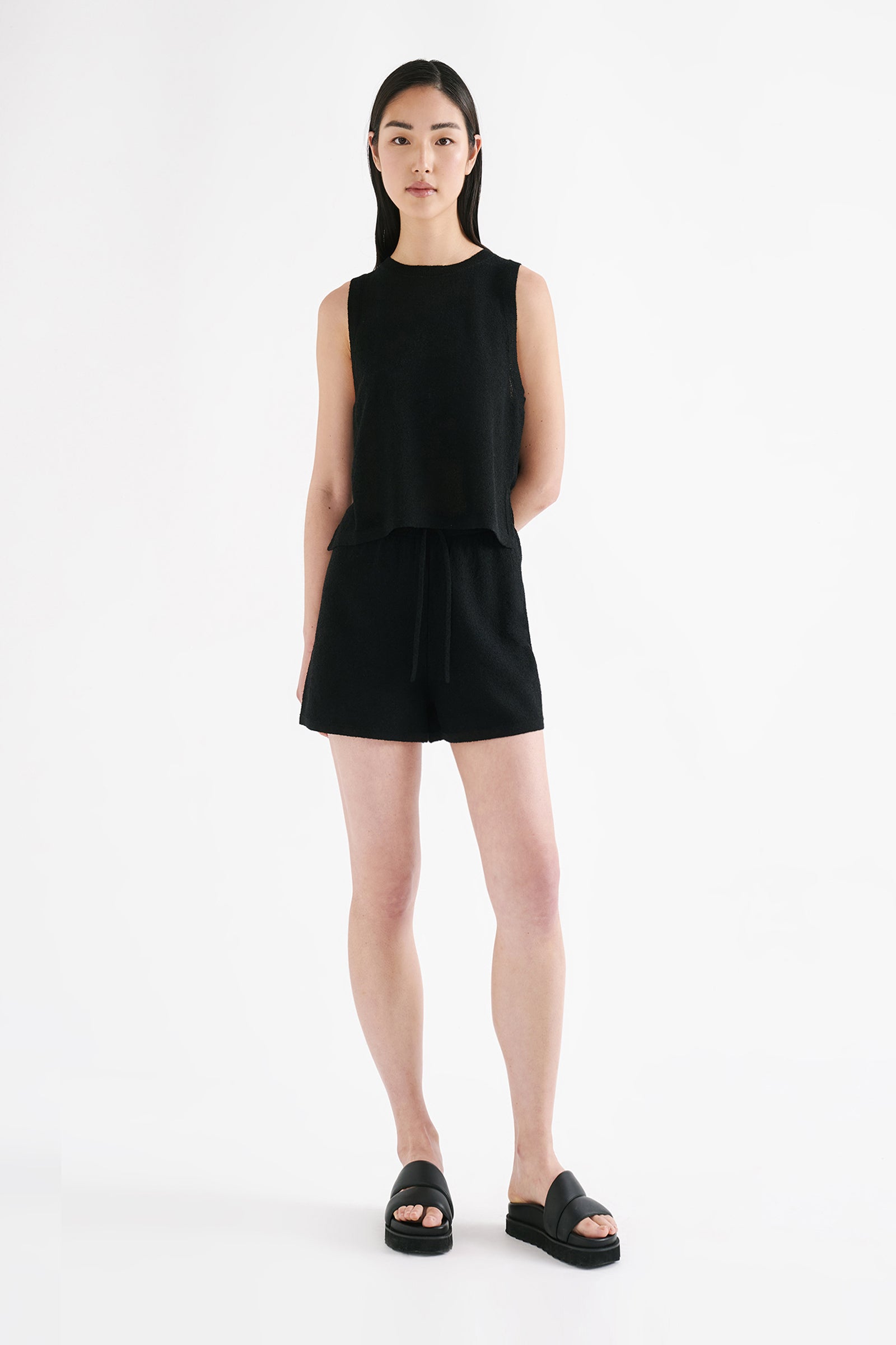 Zosia Knit Short Black 
