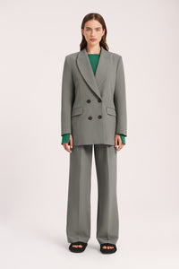 Nude Lucy Caspian Tailored Pant in Slate