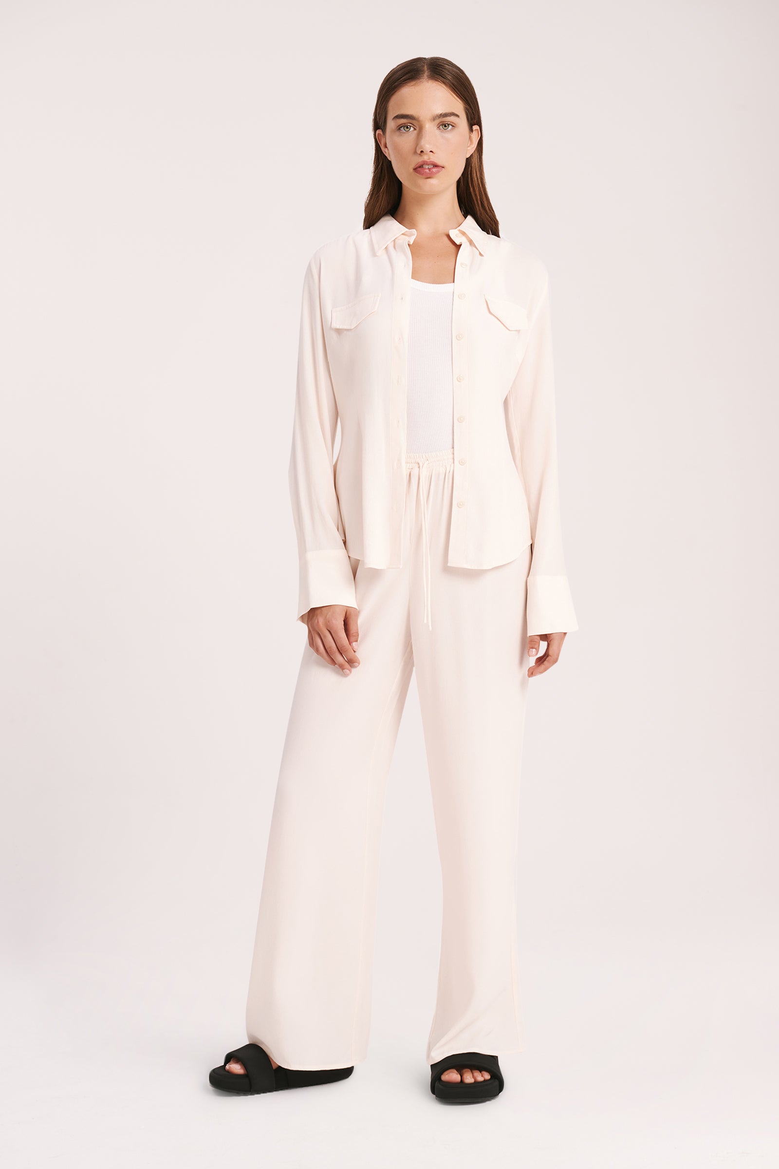Nude Lucy Mira Shirt In White Cloud 