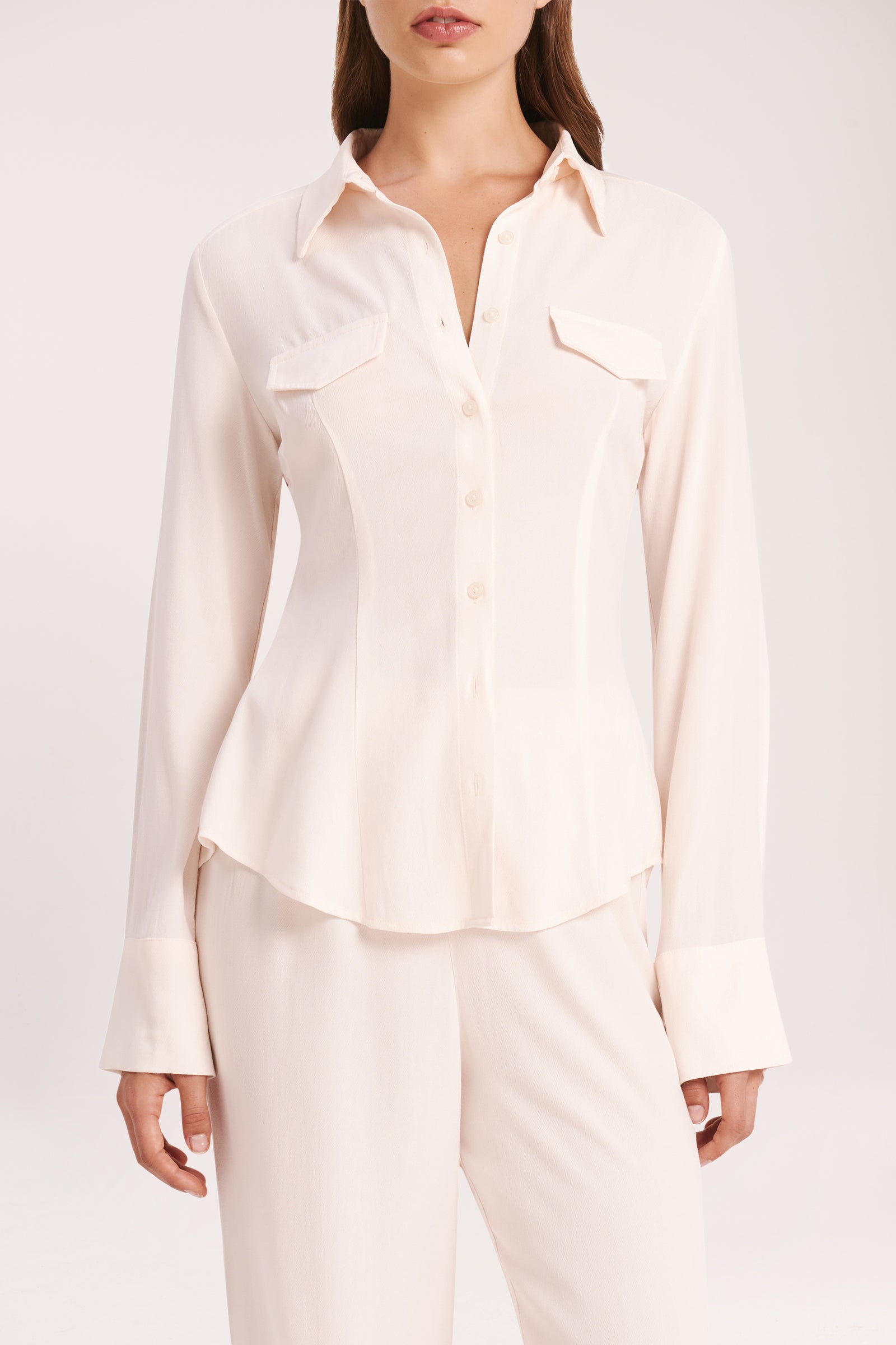 Nude Lucy Mira Shirt In White Cloud 