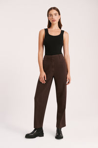 Nude Lucy Neptune Pant In A Brown Cinder Colour