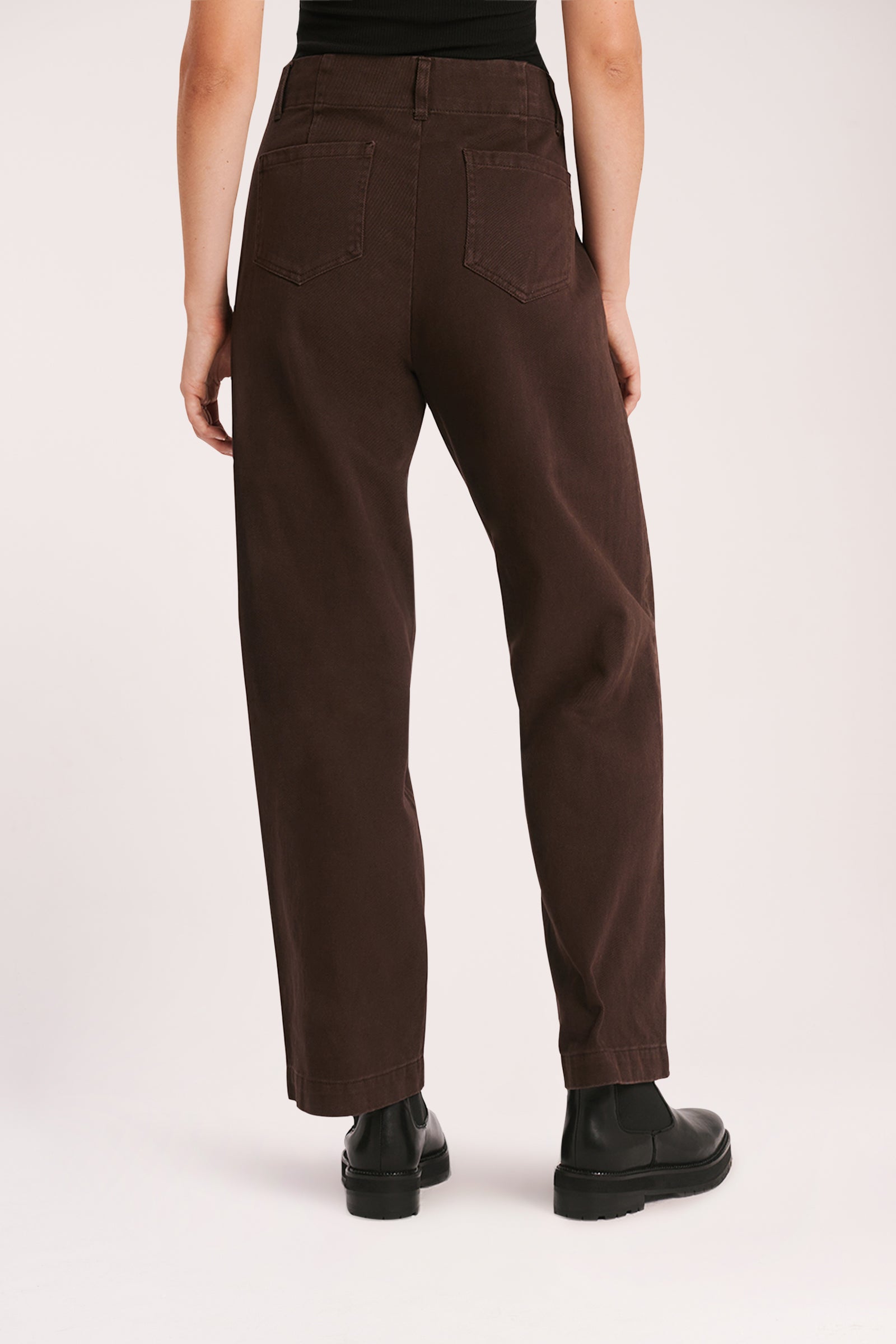 Nude Lucy Neptune Pant In A Brown Cinder Colour 