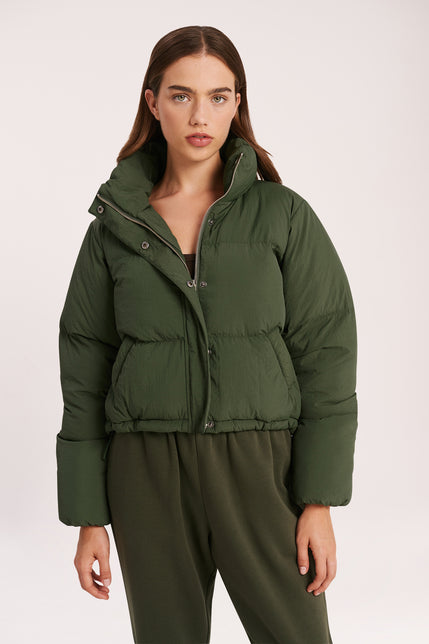 TOPHER PUFFER JACKET-Hunter