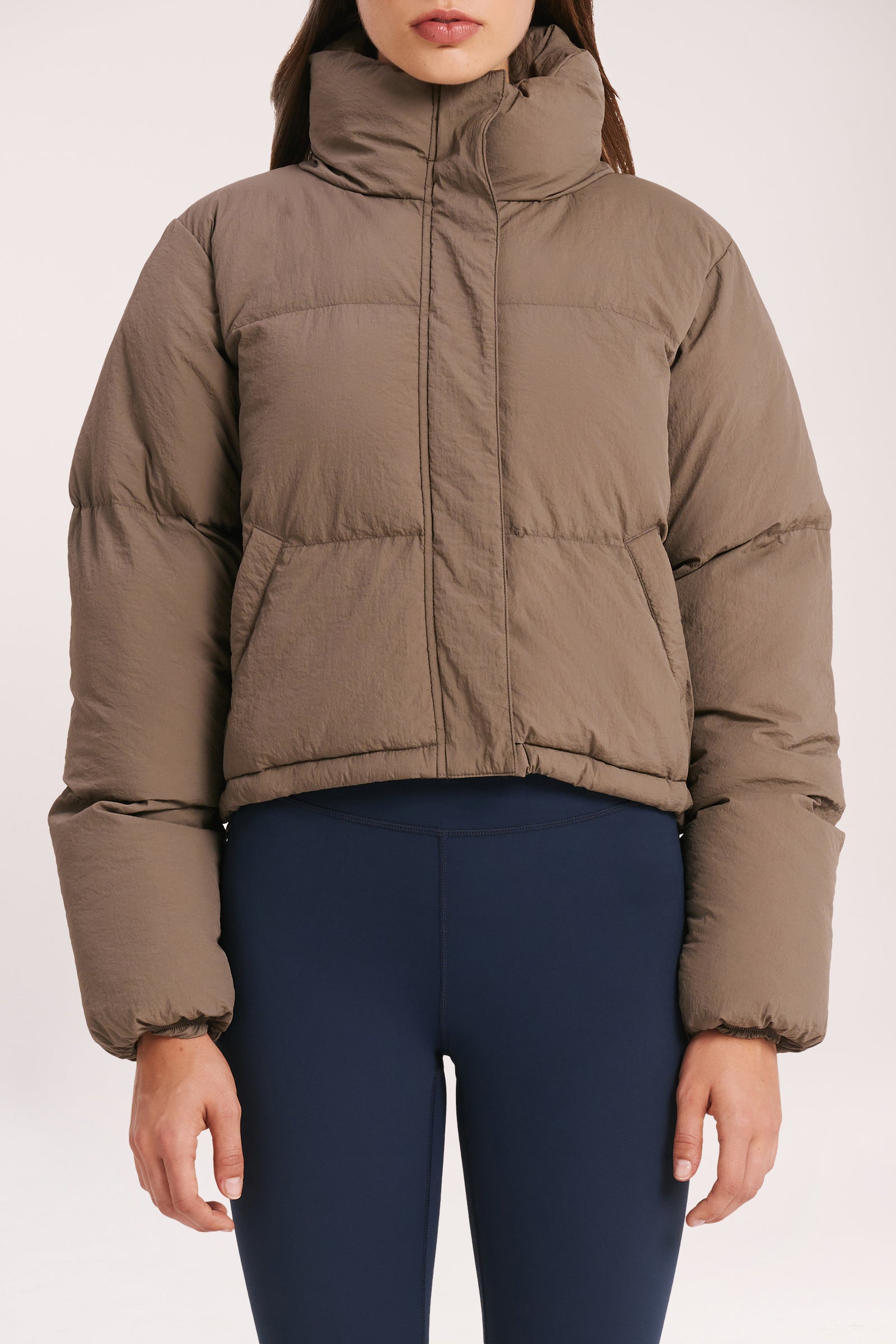 Nude Lucy Topher Puffer Jacket In Ash 