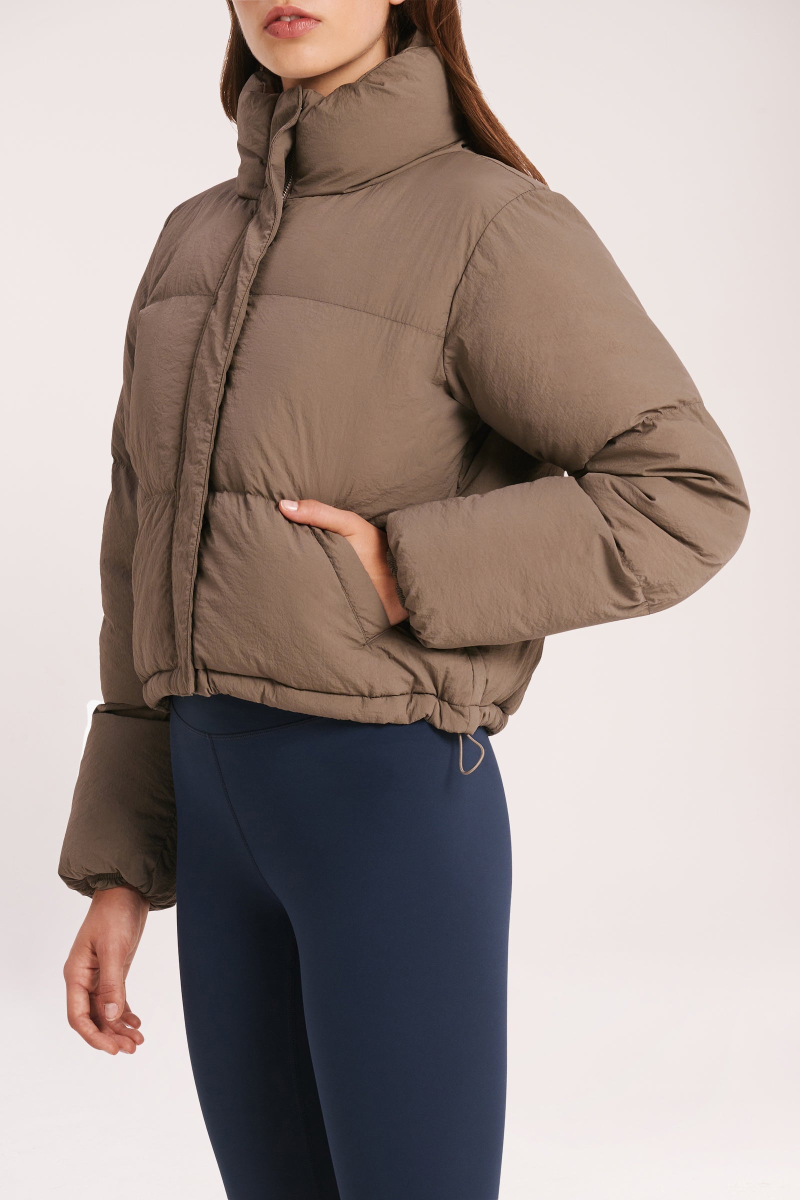 Nude Lucy Topher Puffer Jacket In Ash 