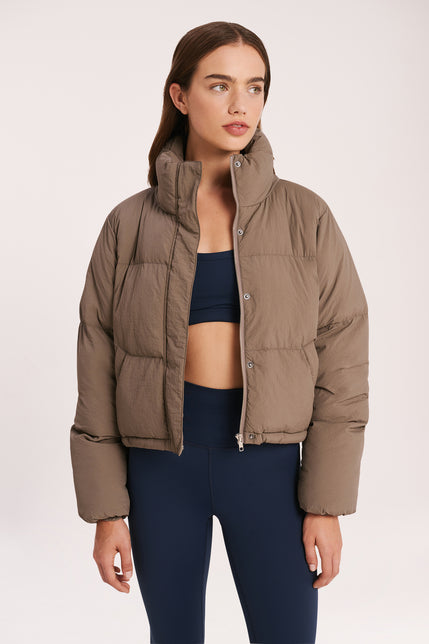 TOPHER PUFFER JACKET-Ash