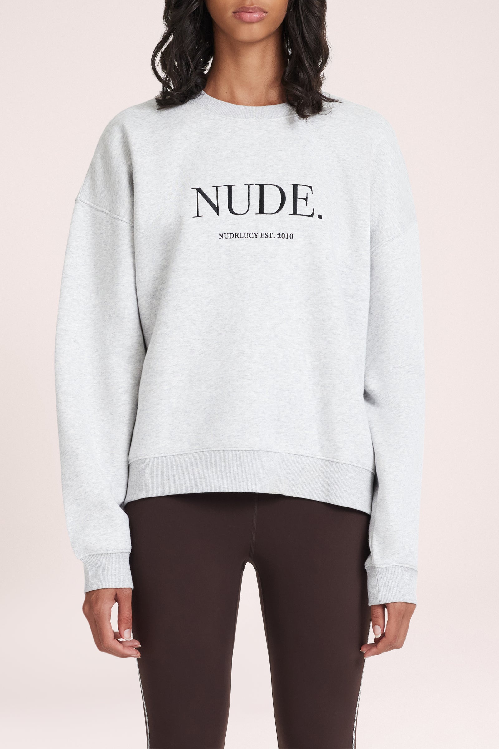Nude Sweat Grey Marle 