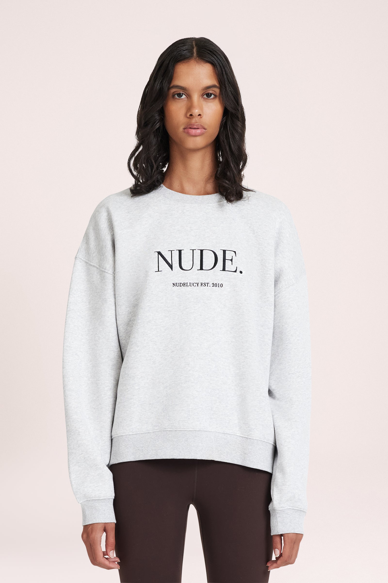 Nude Sweat Grey Marle 