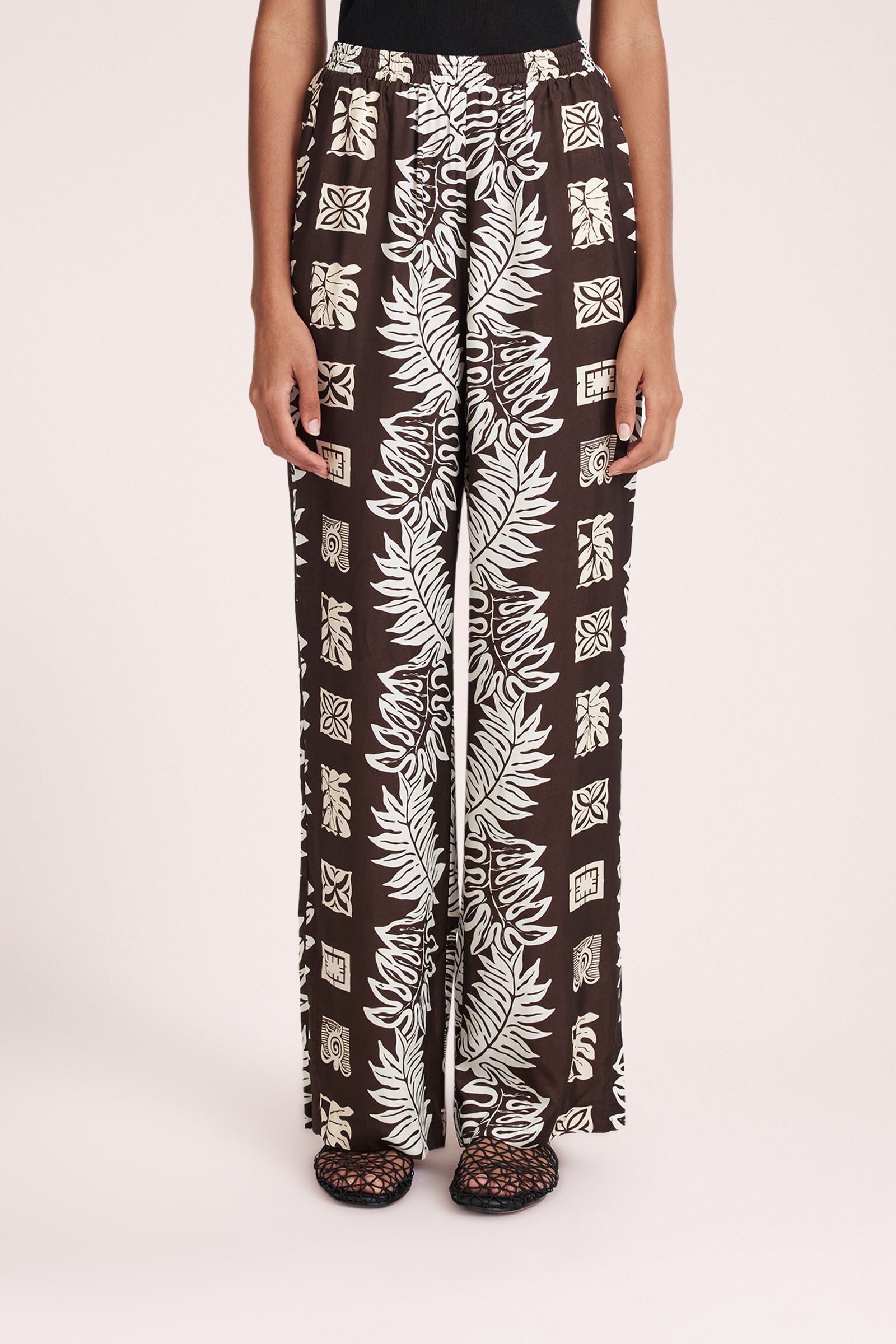 Lago Cupro Pant Tortuga 