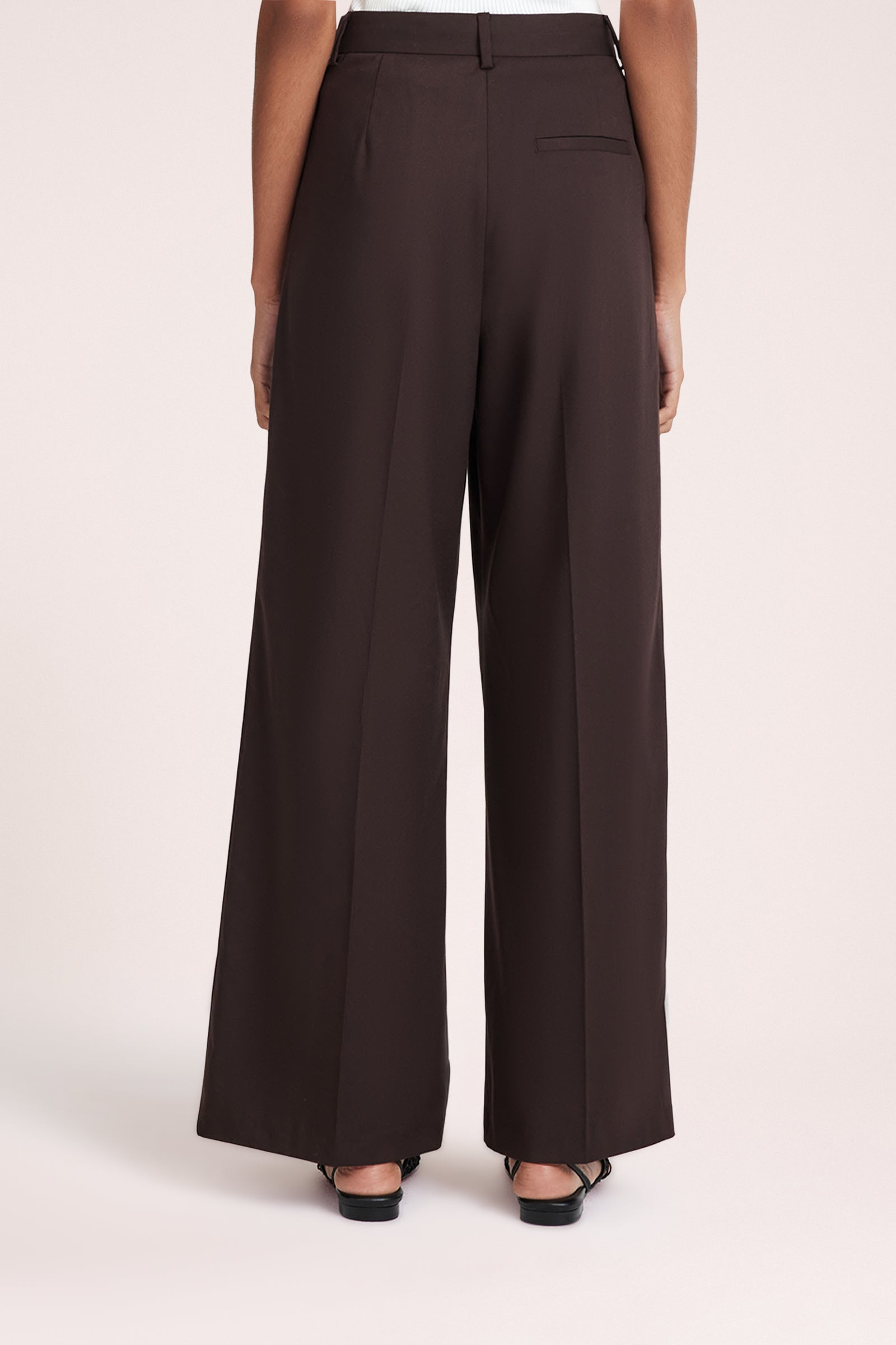 Shop Marlon Tailored Pant in Raisin | Nude Lucy