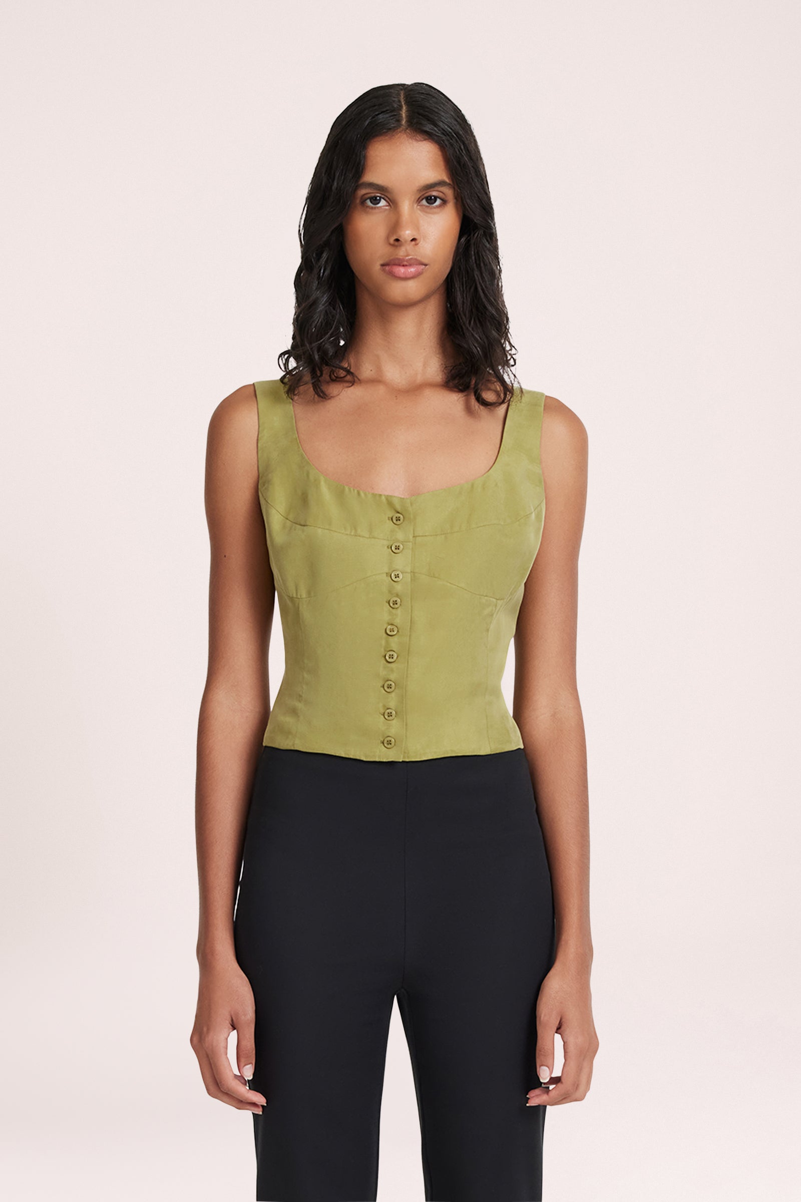 Lea Cupro Corset Pickle 