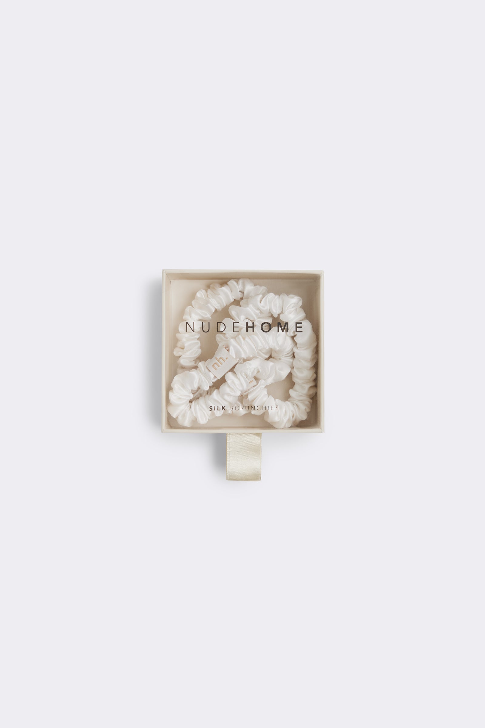 Silk Scrunchies Set Of 3 Milk 