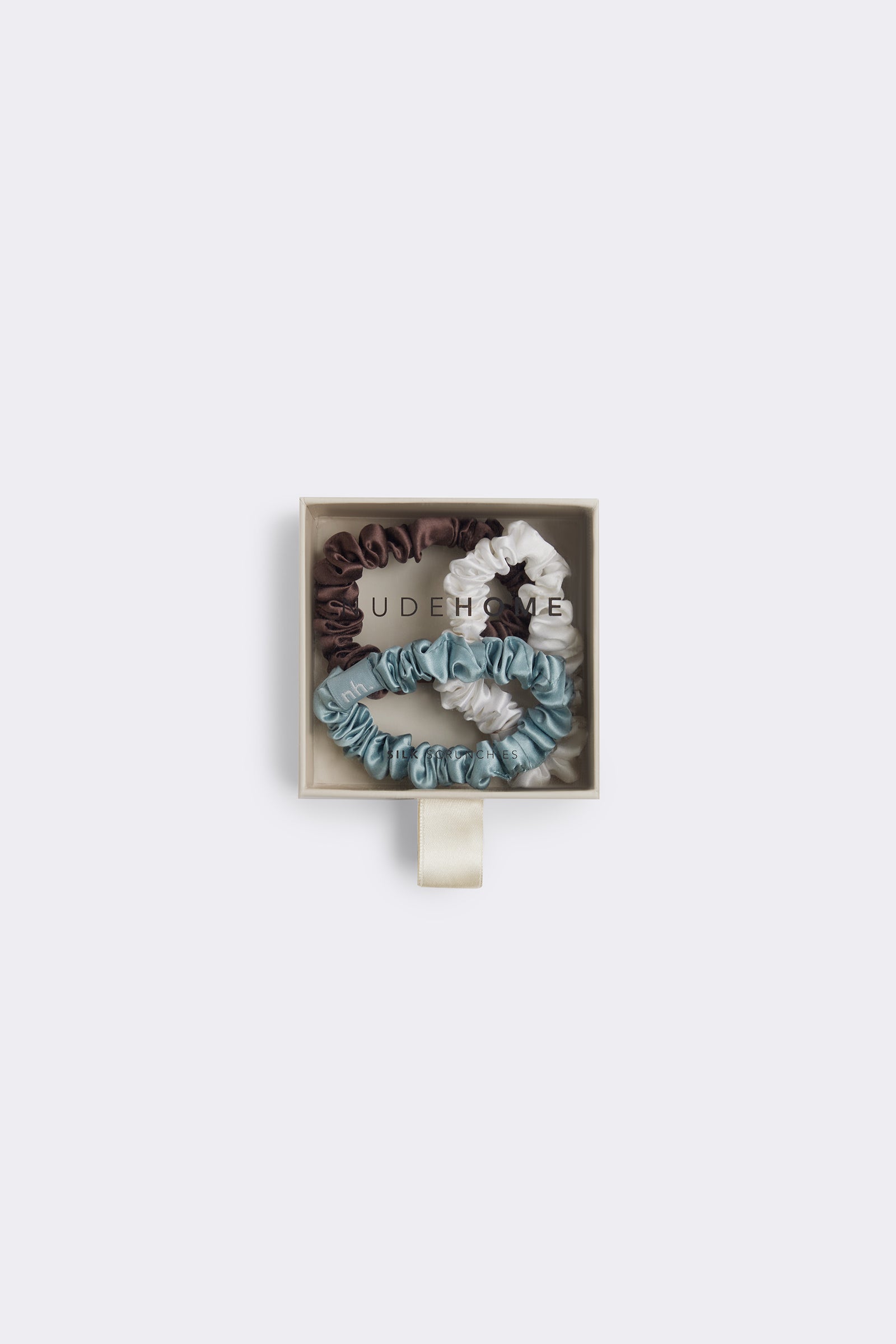 Silk Scrunchies Set Of 3 Multi 