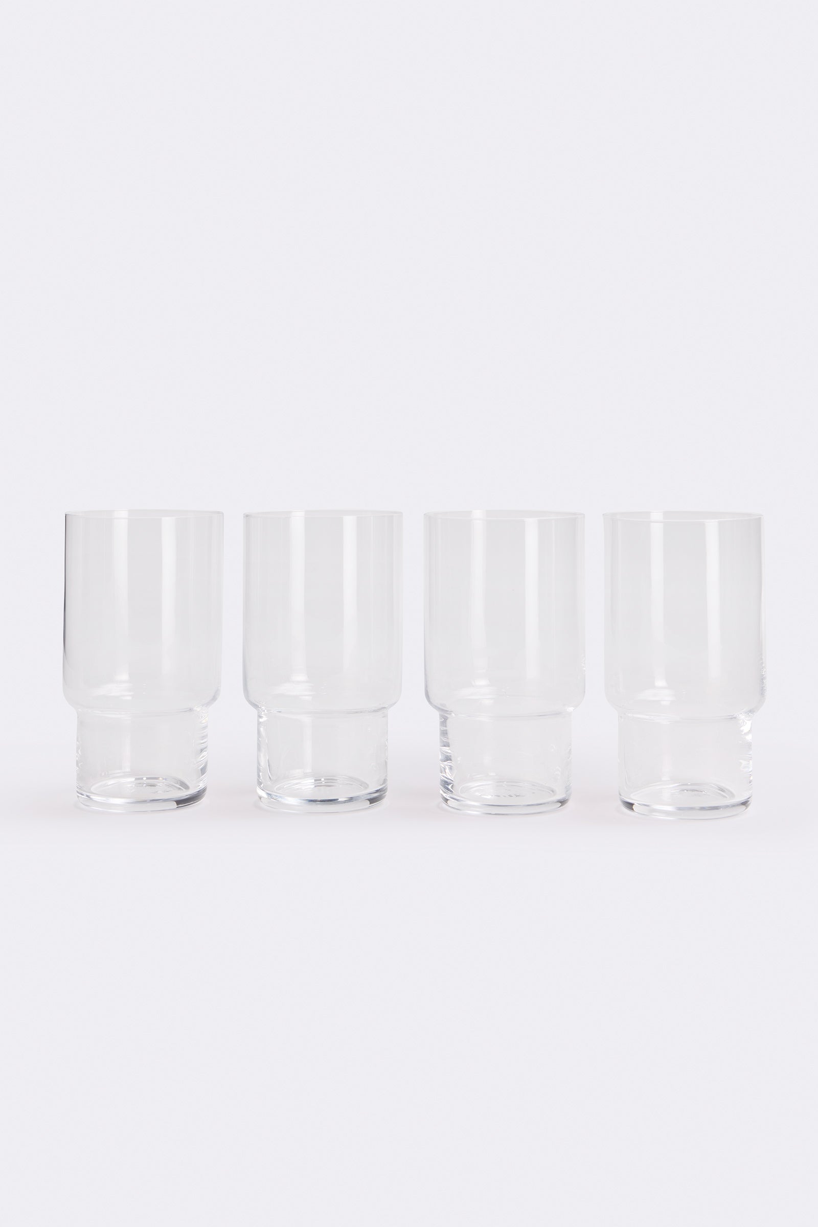 Highball Glass Set Of 4 Clear 