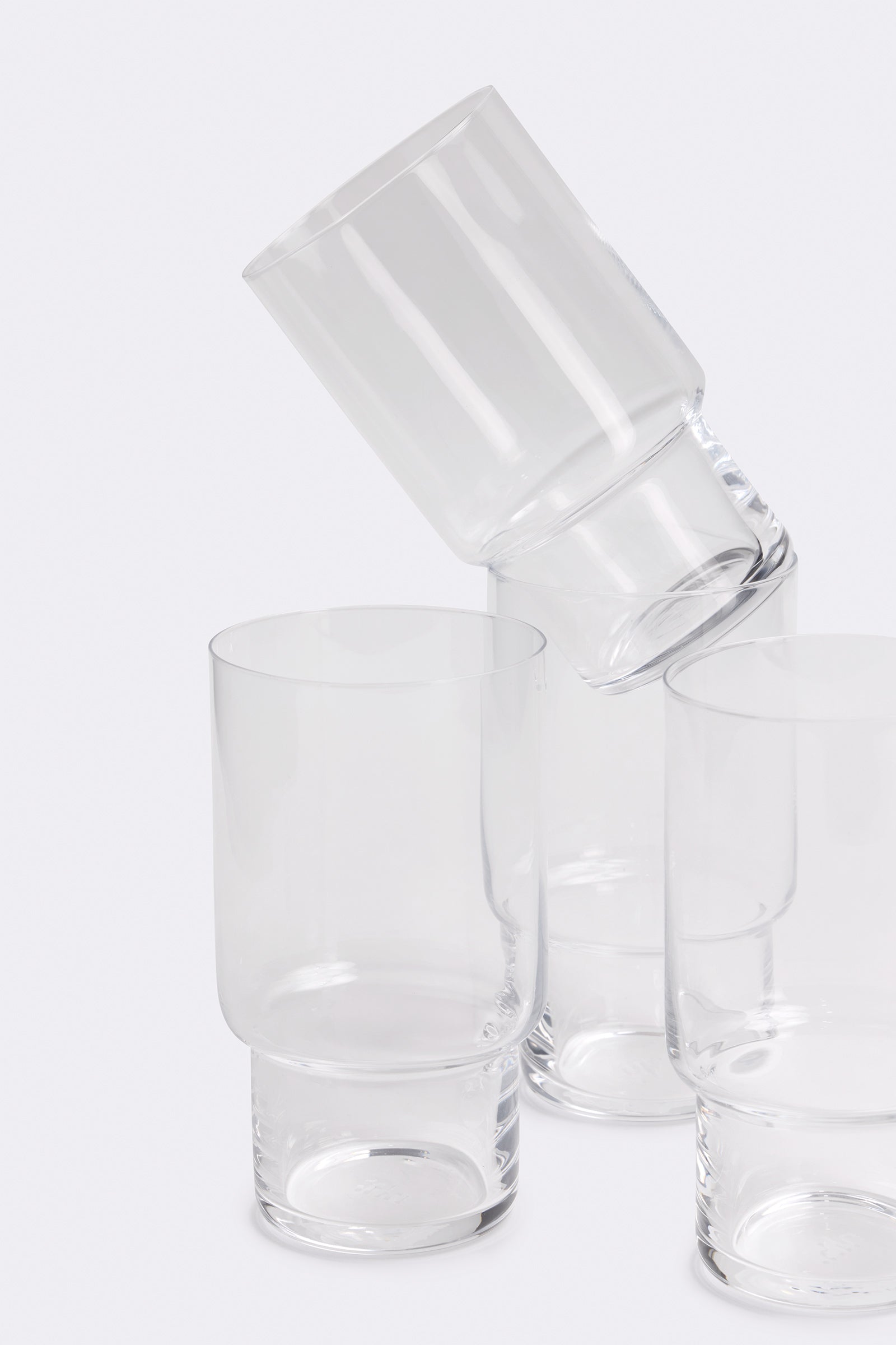 Highball Glass Set Of 4 Clear 