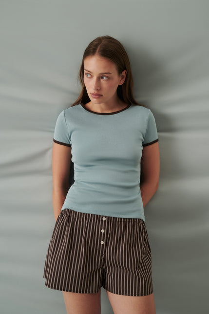 Organic Lounge Baby Tee Lagoon 