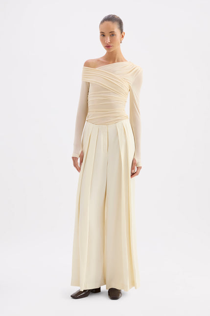 Saphira Wide Leg Pant Champagne 