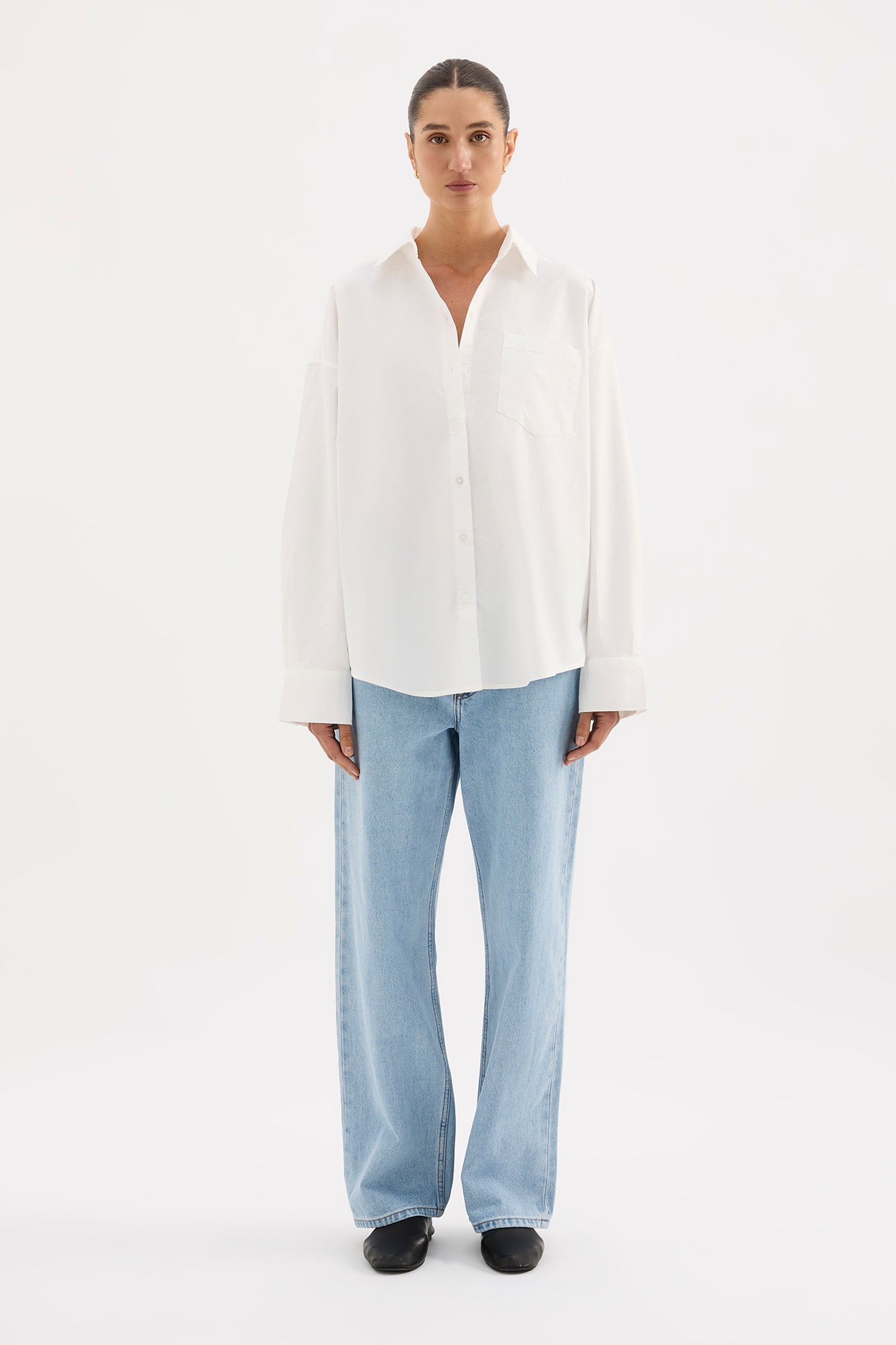Classic Cotton Shirt White 