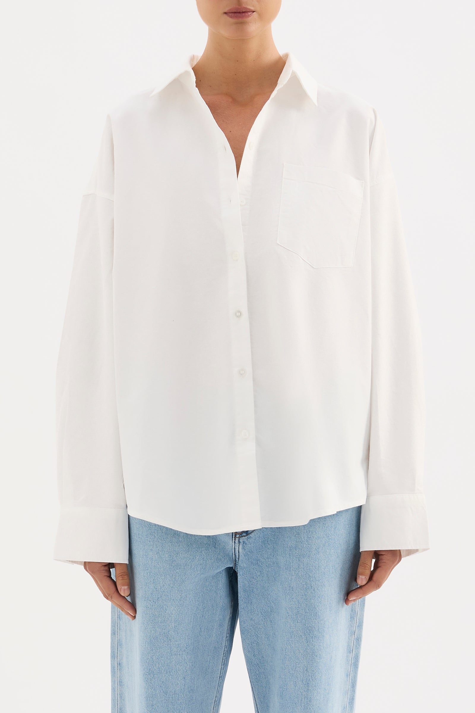 Classic Cotton Shirt White 