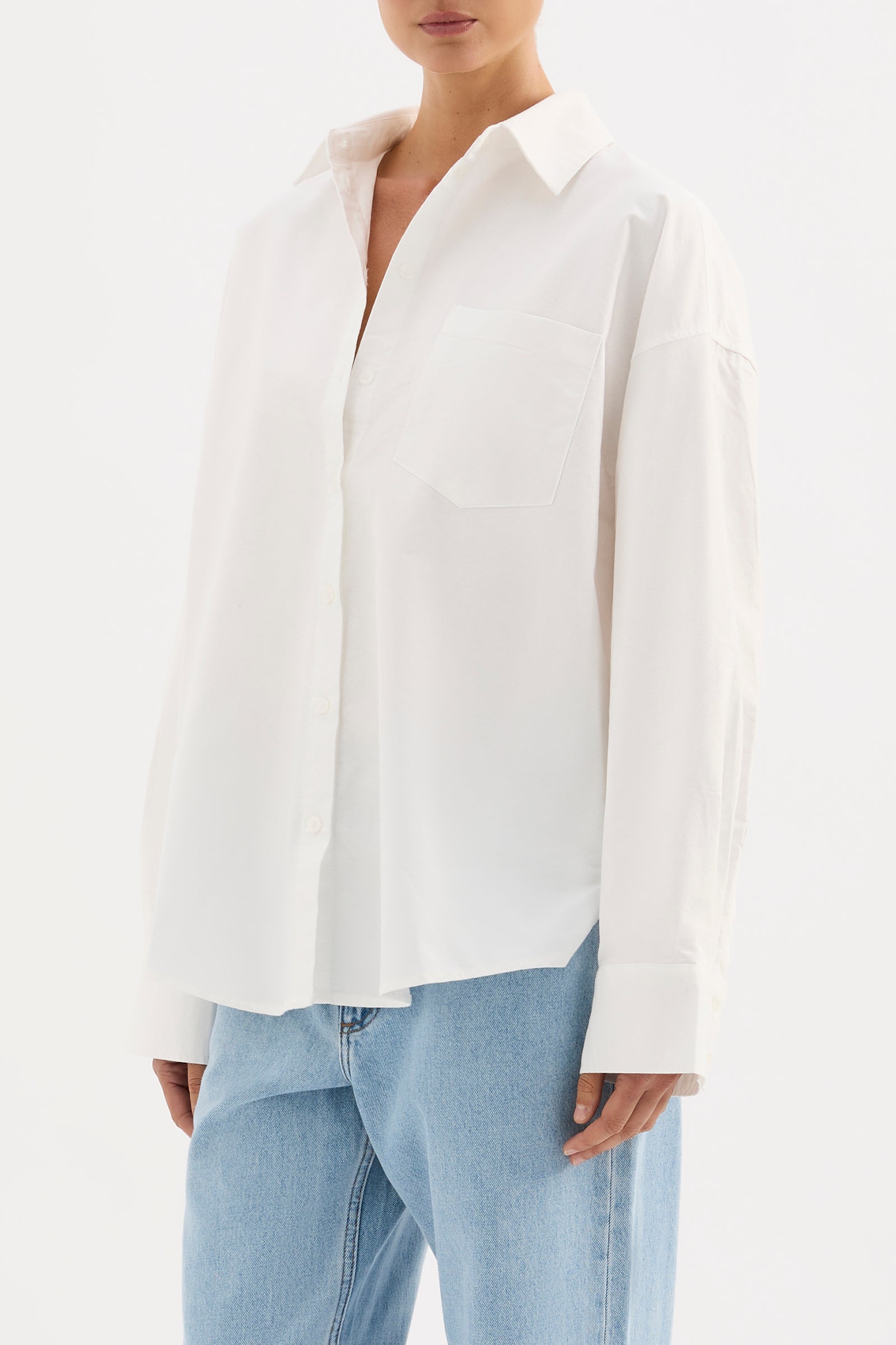 Classic Cotton Shirt White 