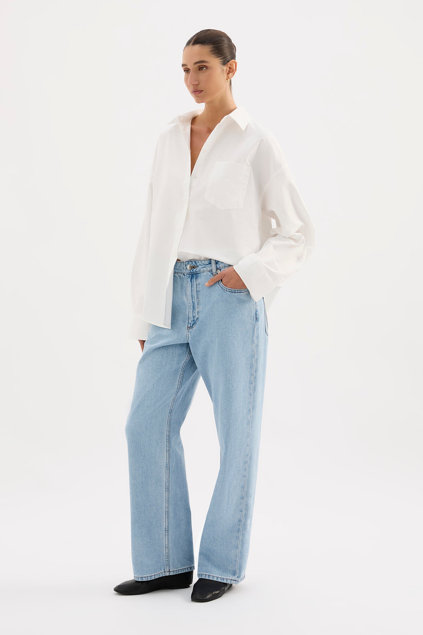 Classic Cotton Shirt White 