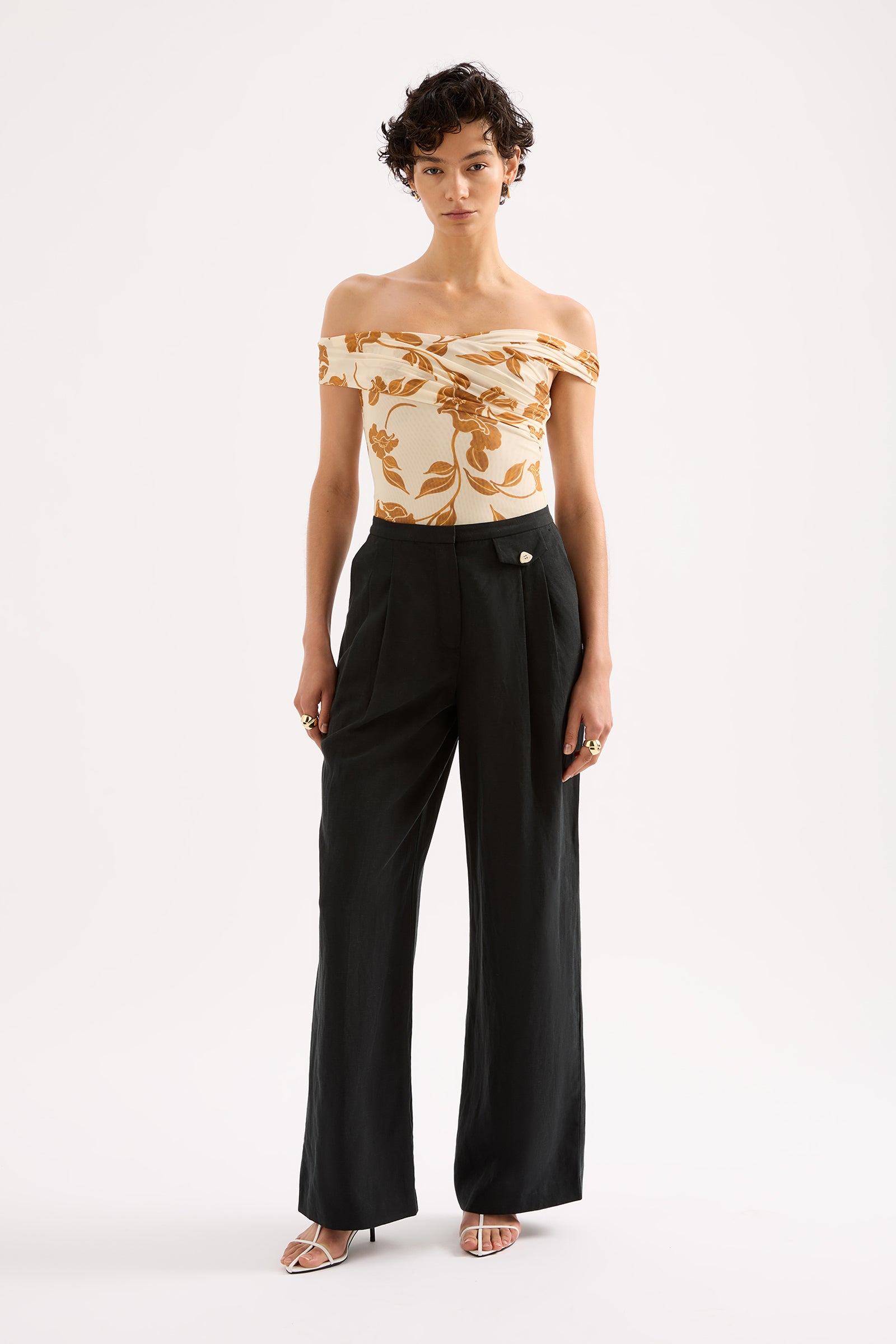 Salma Tailored Pant Black 