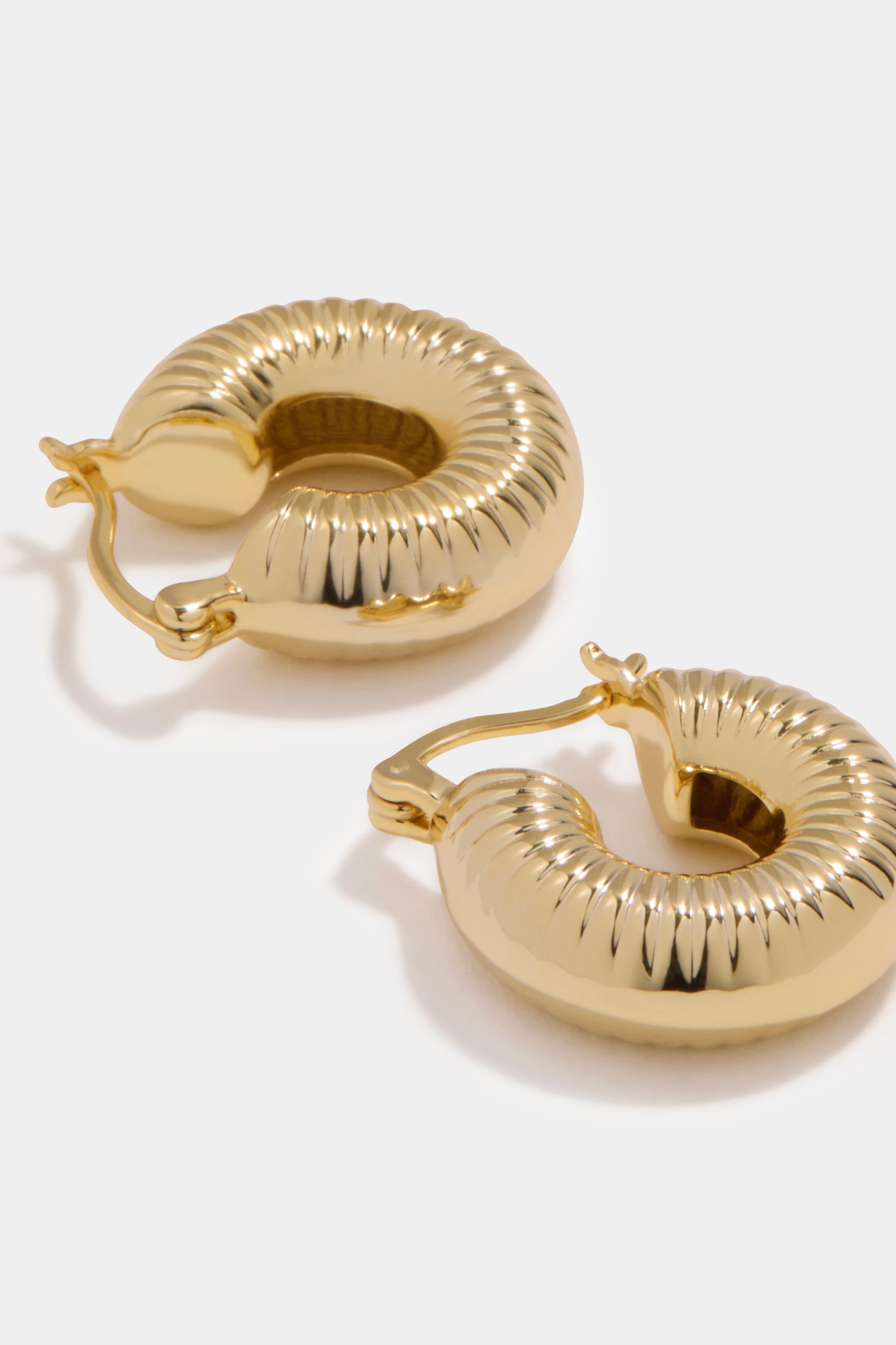 Maeve Large Hoops Gold 