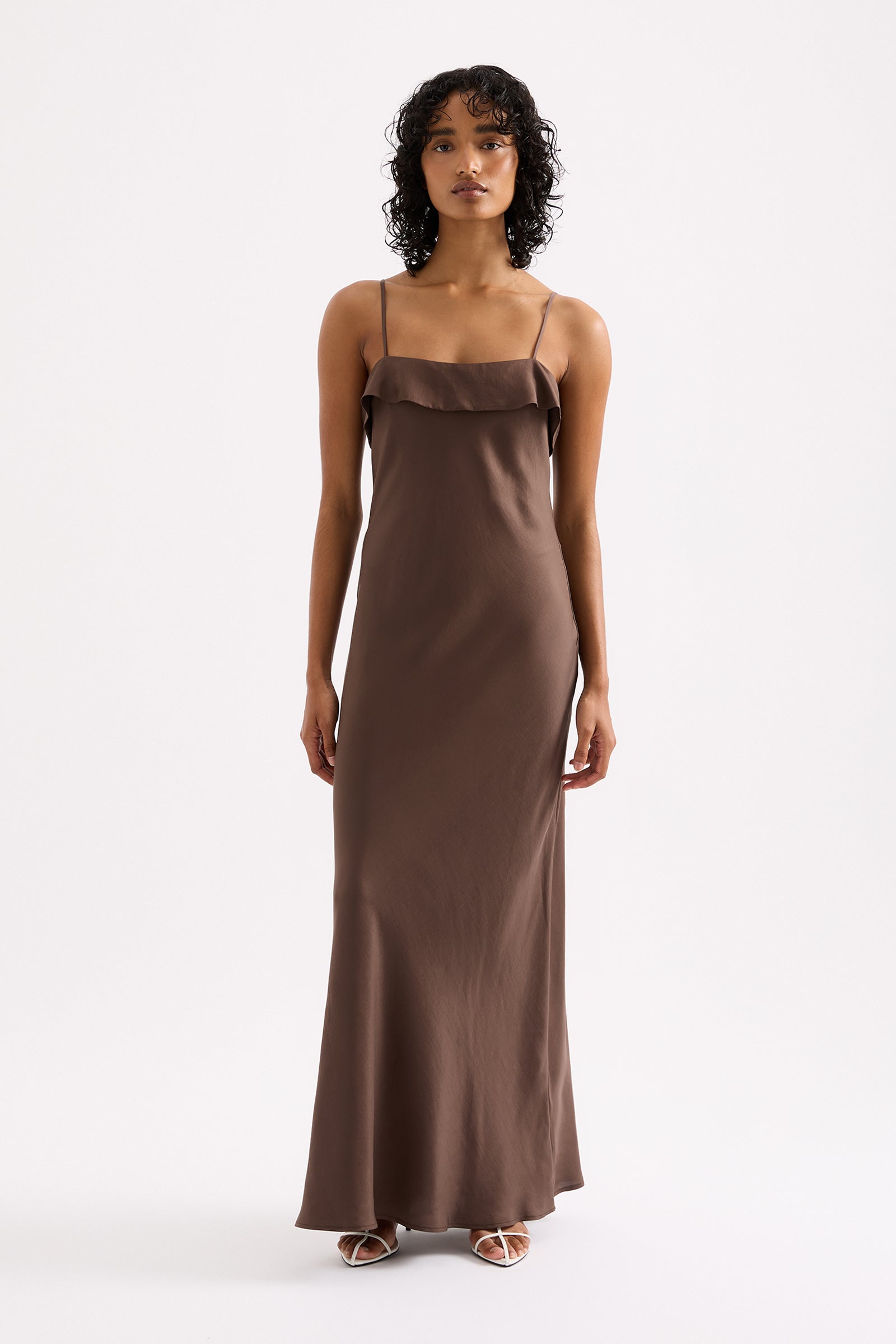 Thea Slip Dress Clove 
